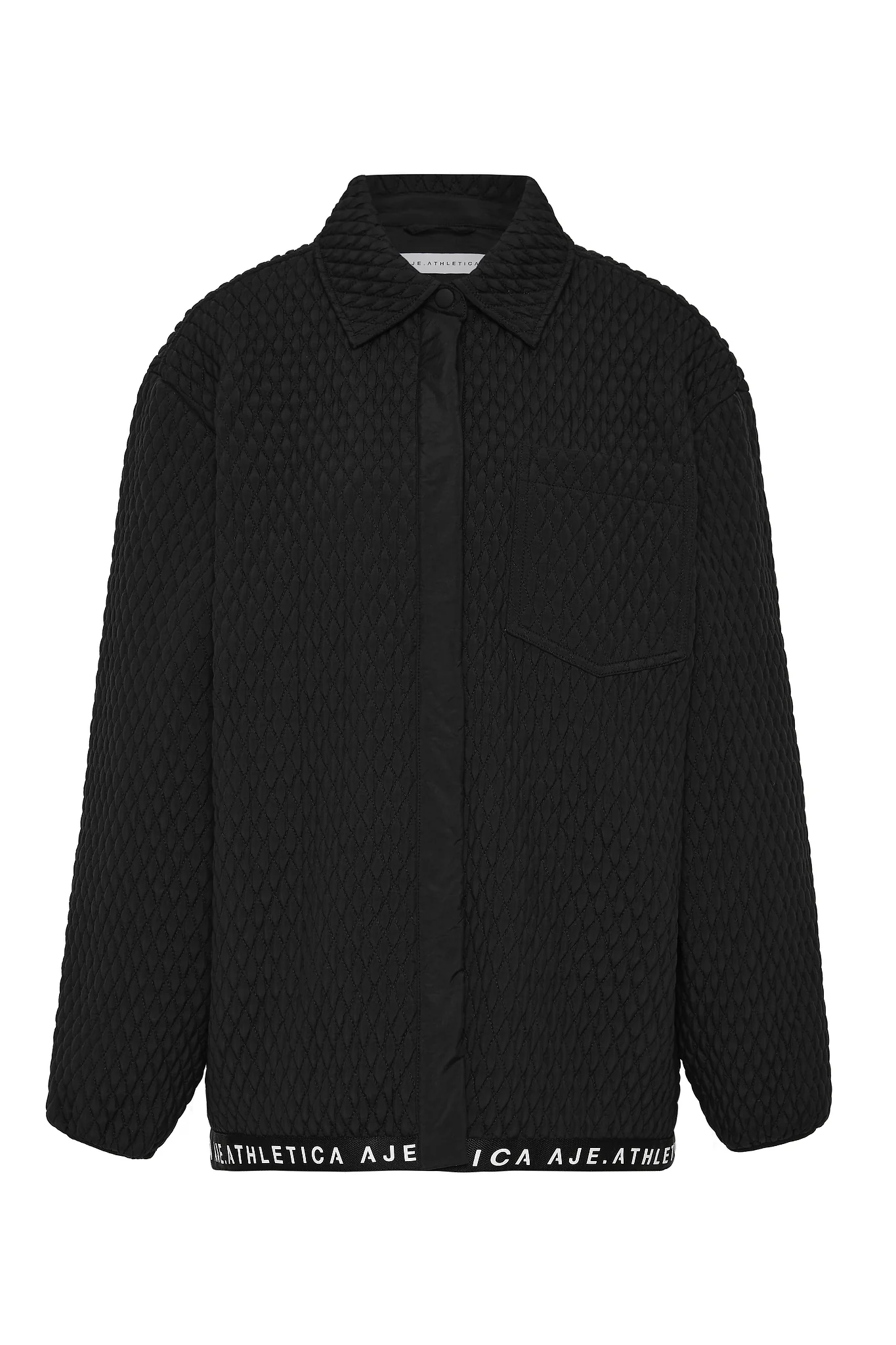 Quilted Logotape Shirt 406