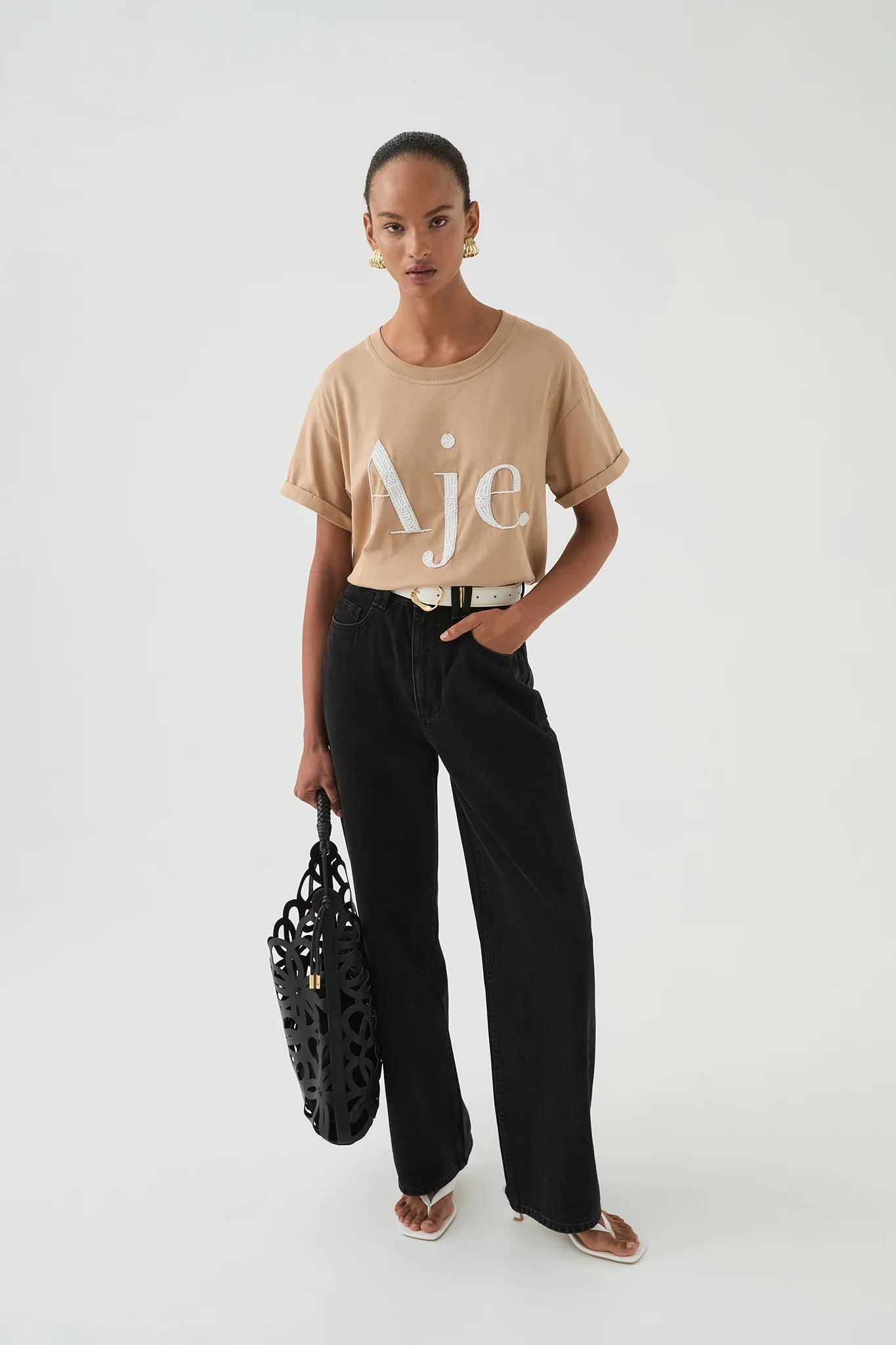 Beyond Embellished Logo Tee