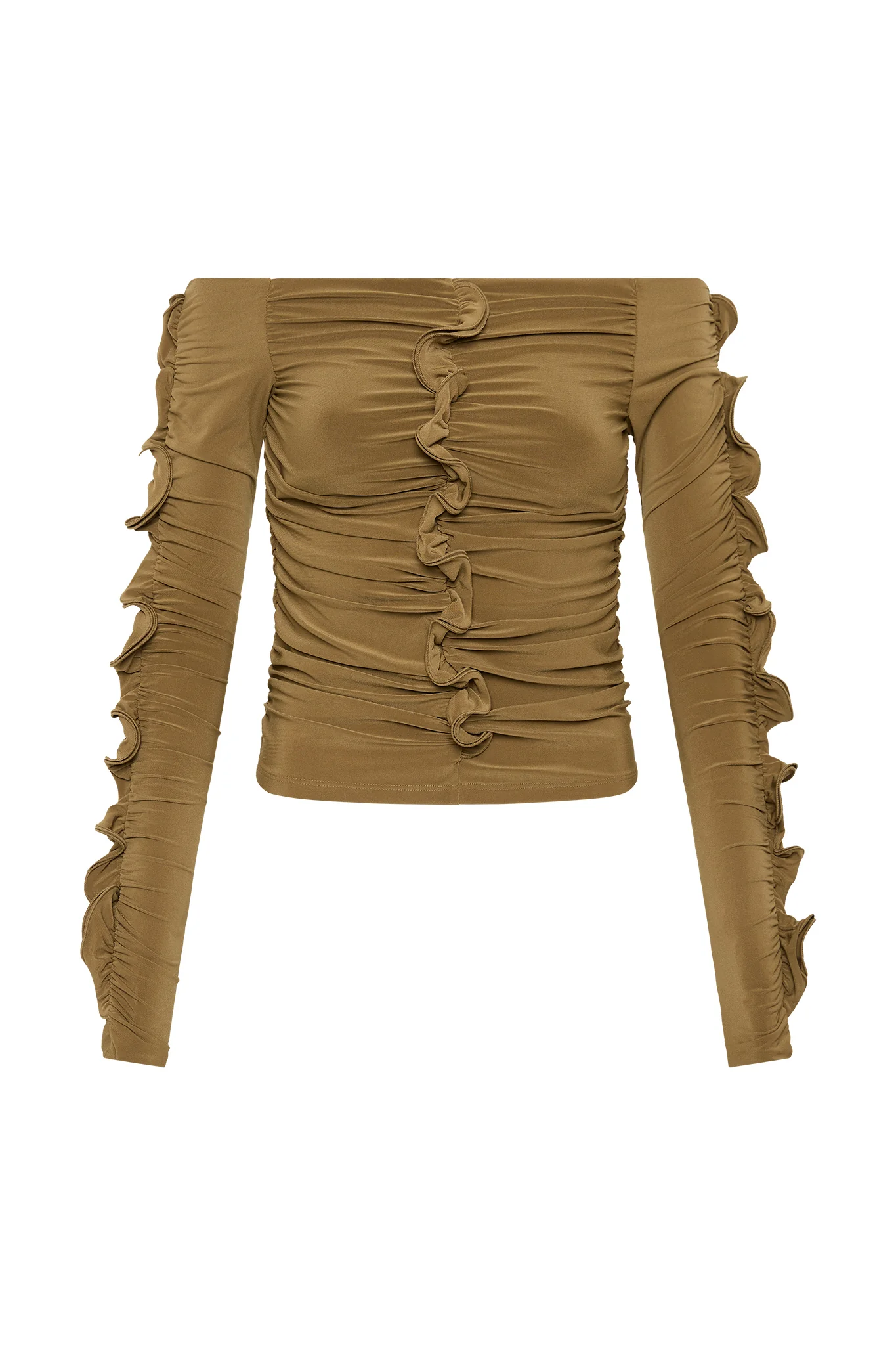 Regenerate Gathered Jersey Top