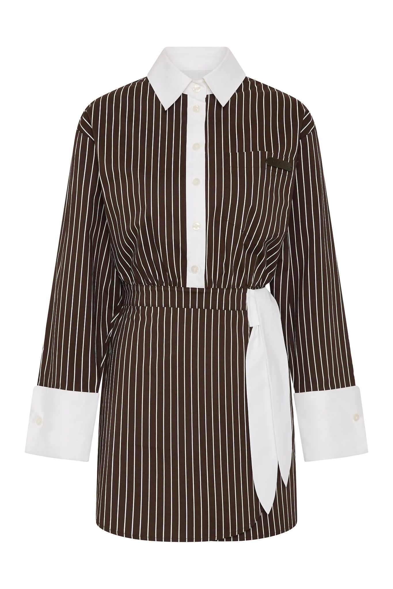 Palmer Striped Shirt Dress