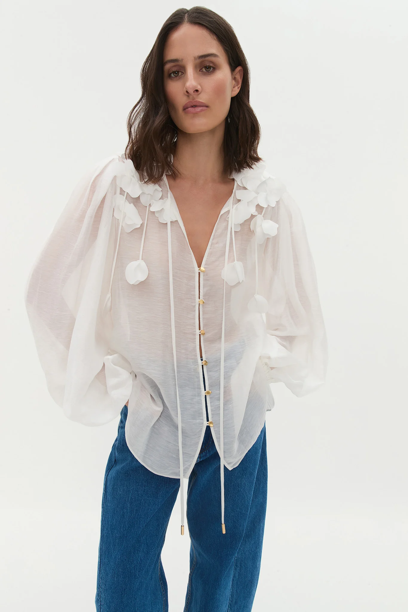 Camille Flower Blouse