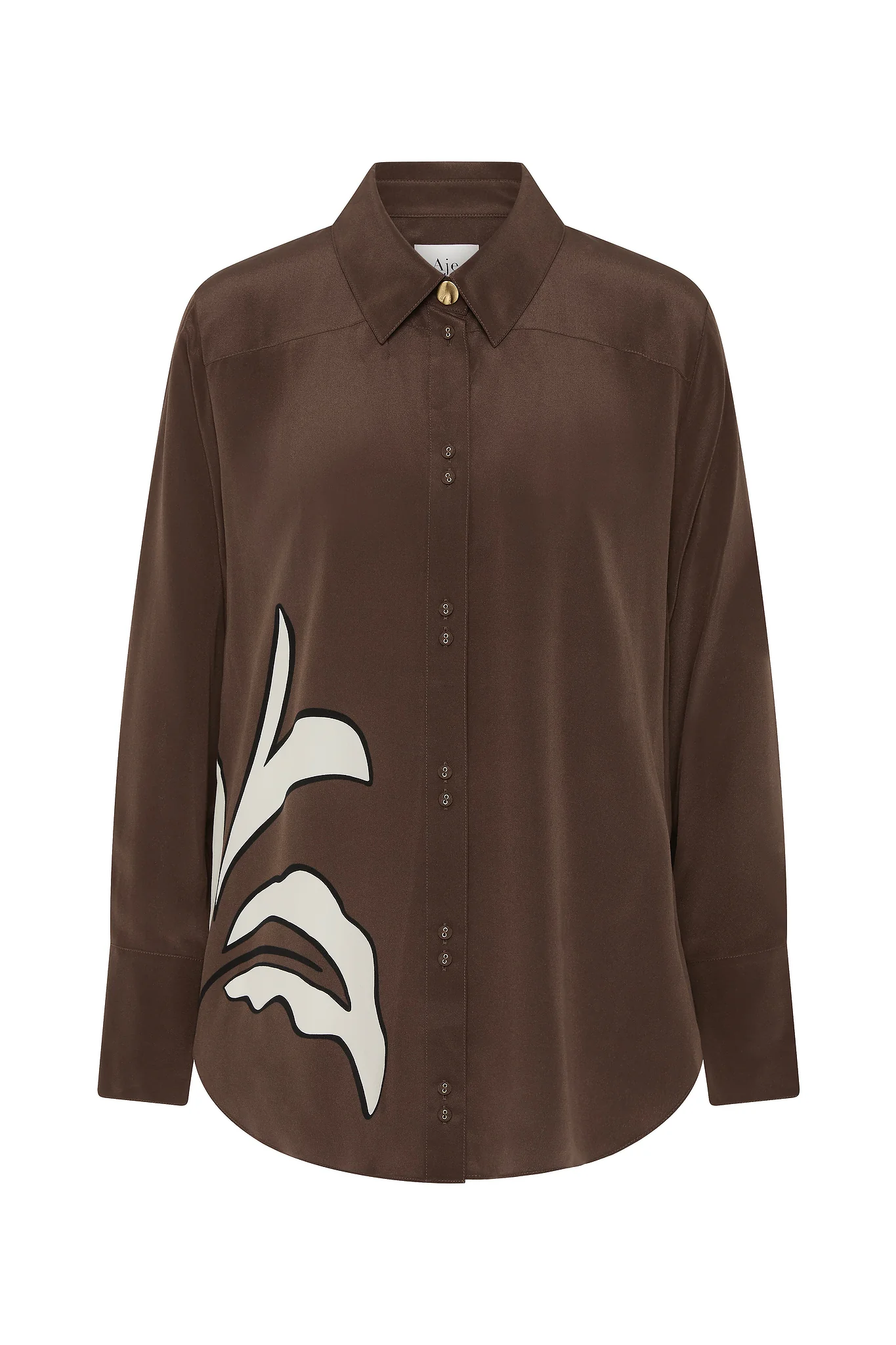 Planetary Silk Oversized Shirt