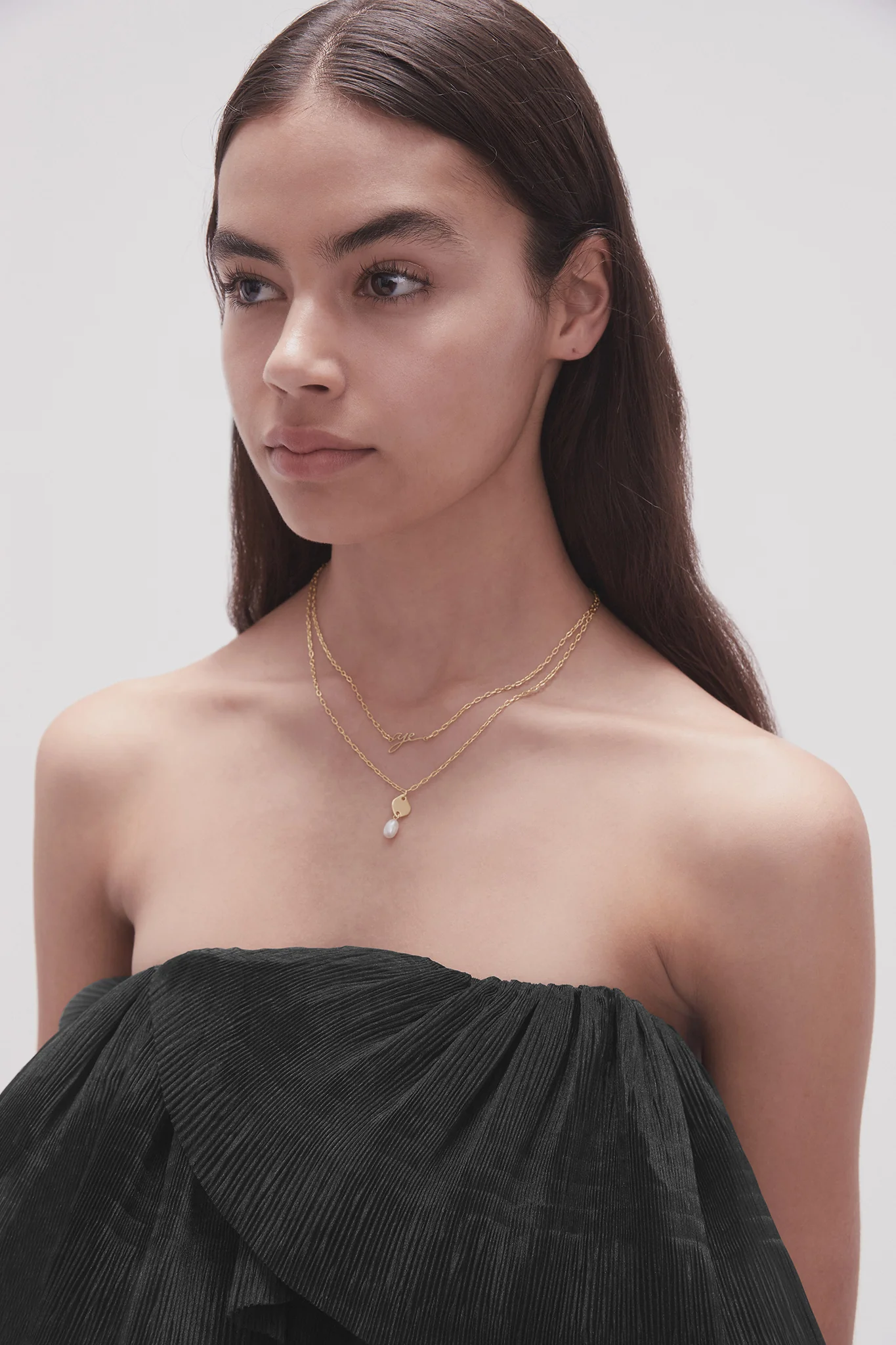 Aje Double Strand Pearl Necklace