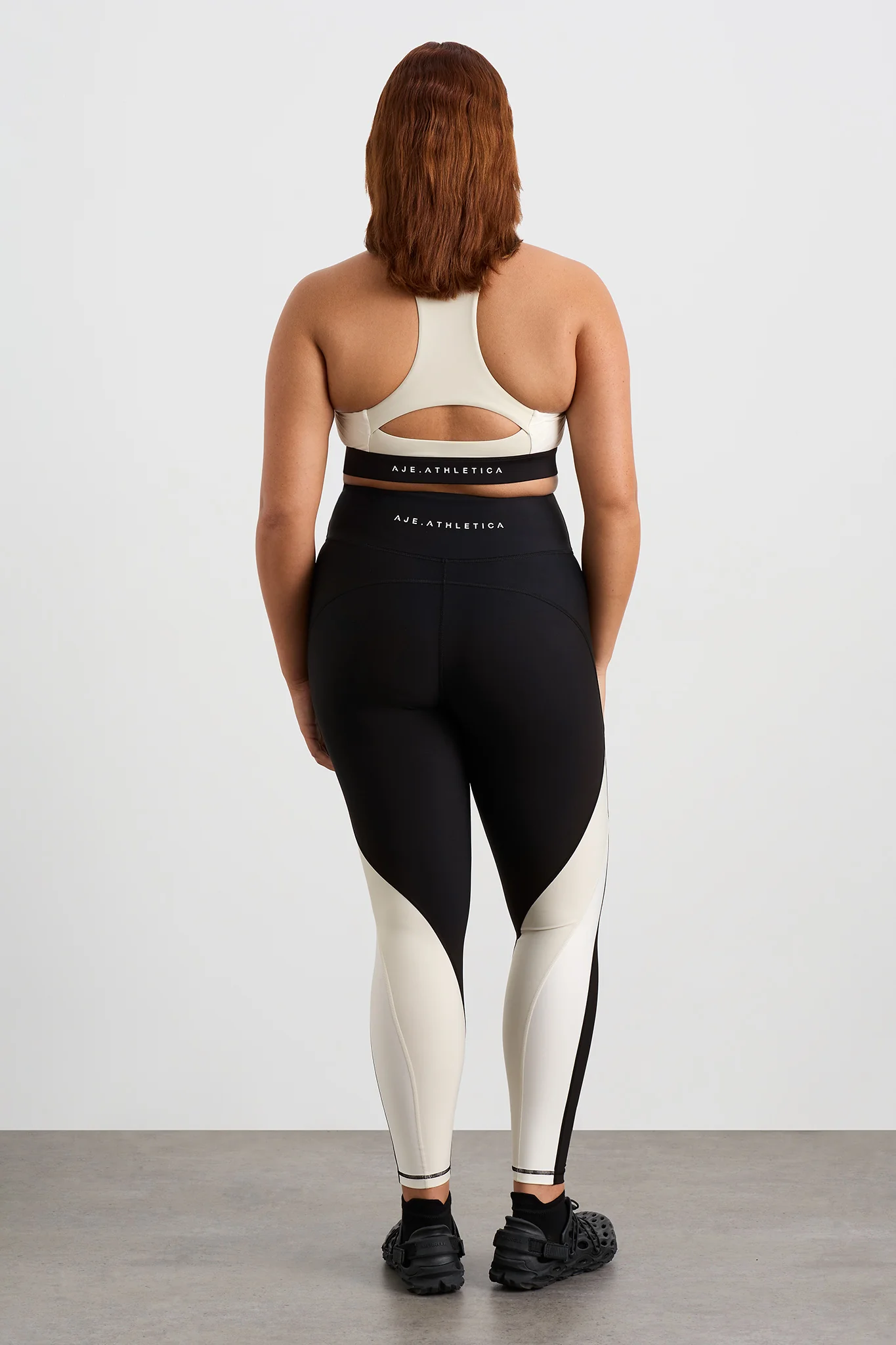 Contrast Panel Full Length Legging 232