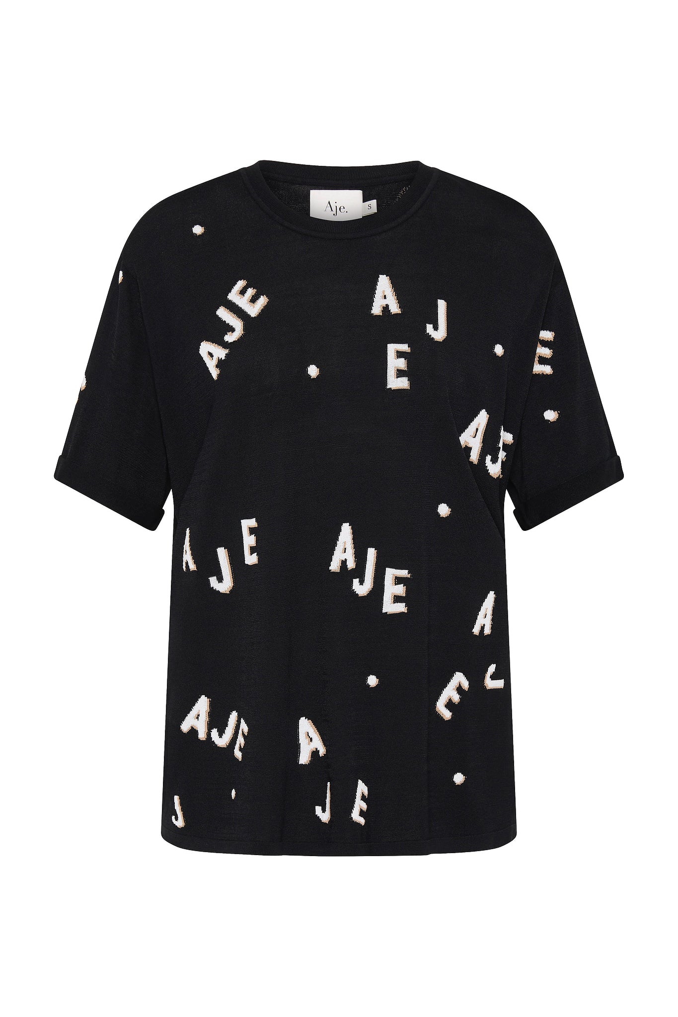 Decora Logo Sprinkle Knit Tee