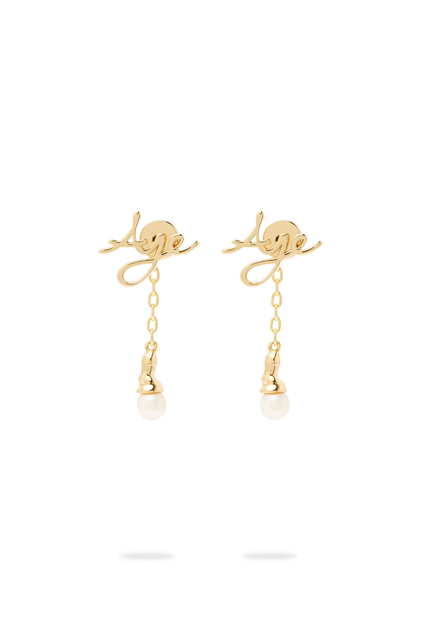 Larissa Drop Logo Stud