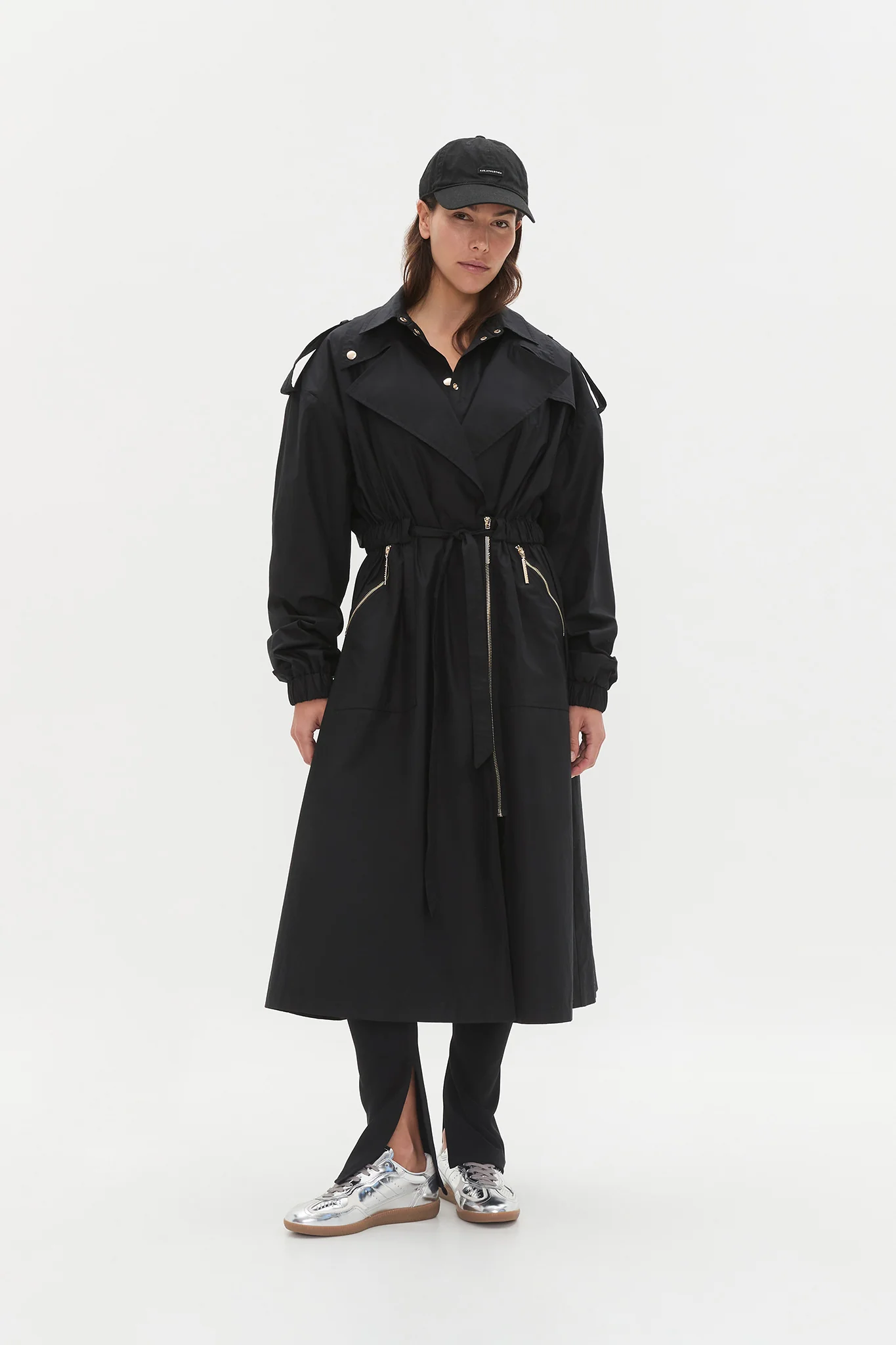 Two-Piece Belted Trench 703