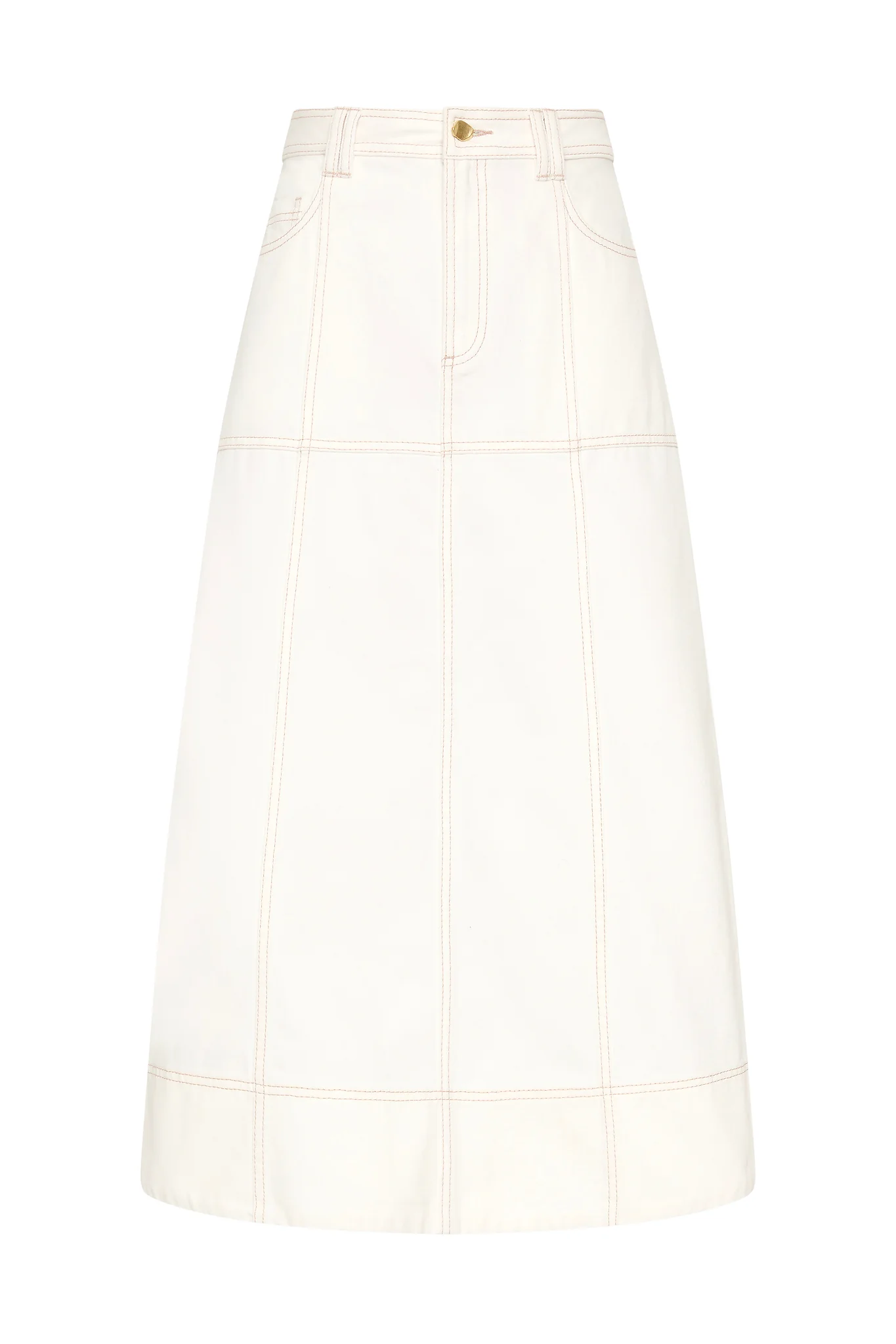 Emilie Denim Midi Skirt