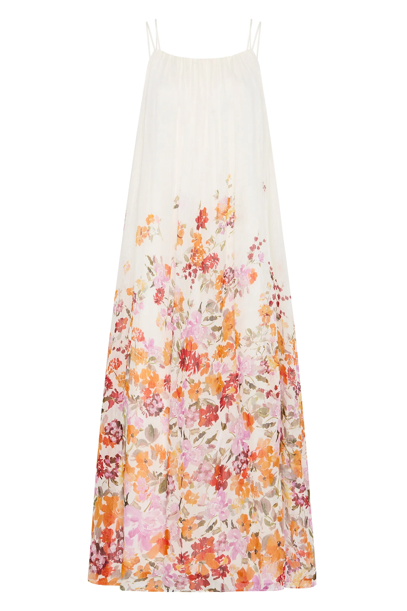 Boeri Border Print Midi Dress