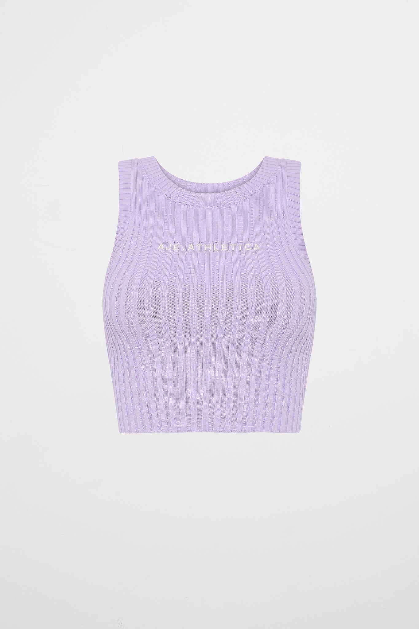 Cropped Knitted Logo Tank 135