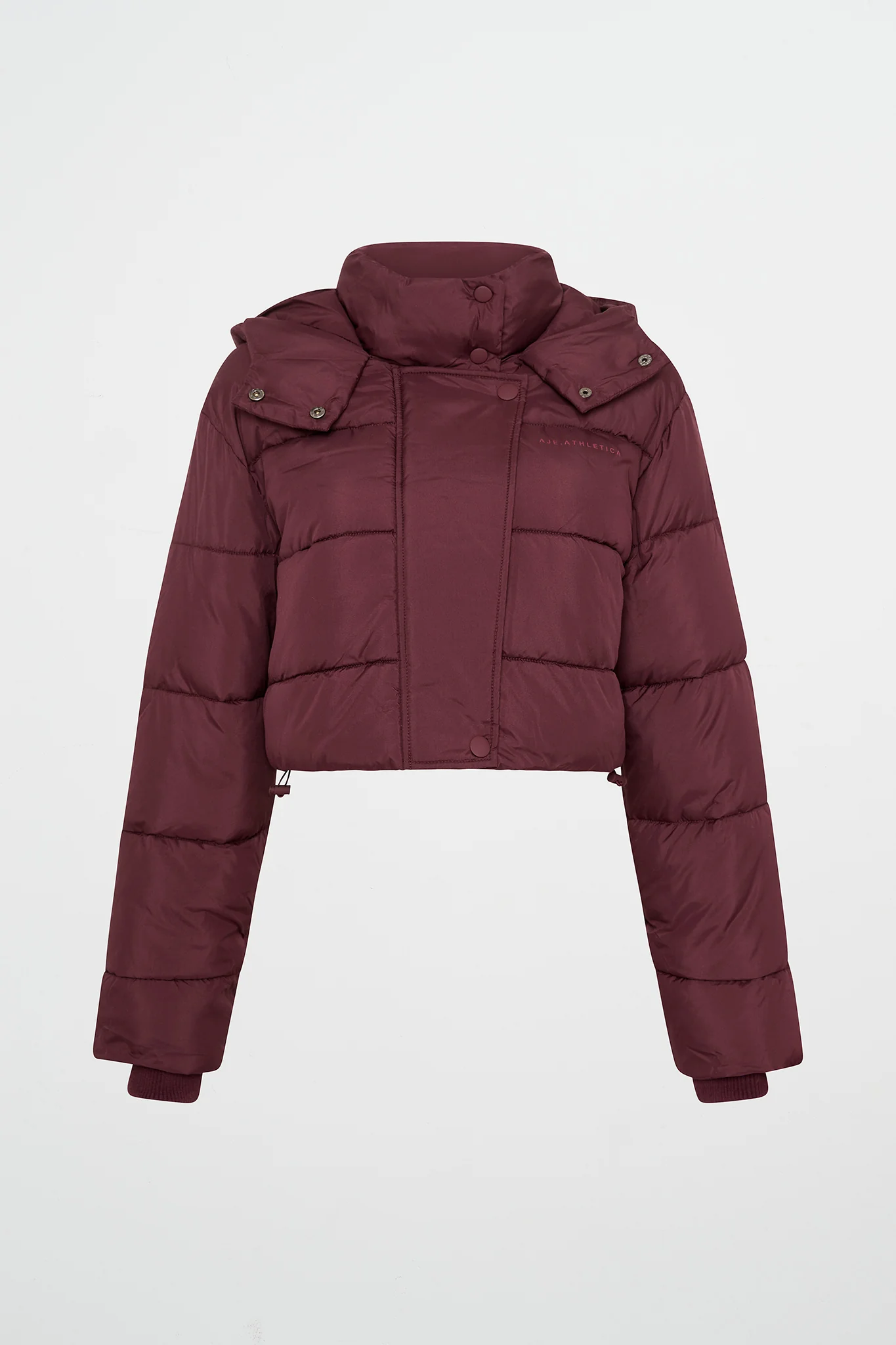 Cropped Hooded Puffer Jkt 764