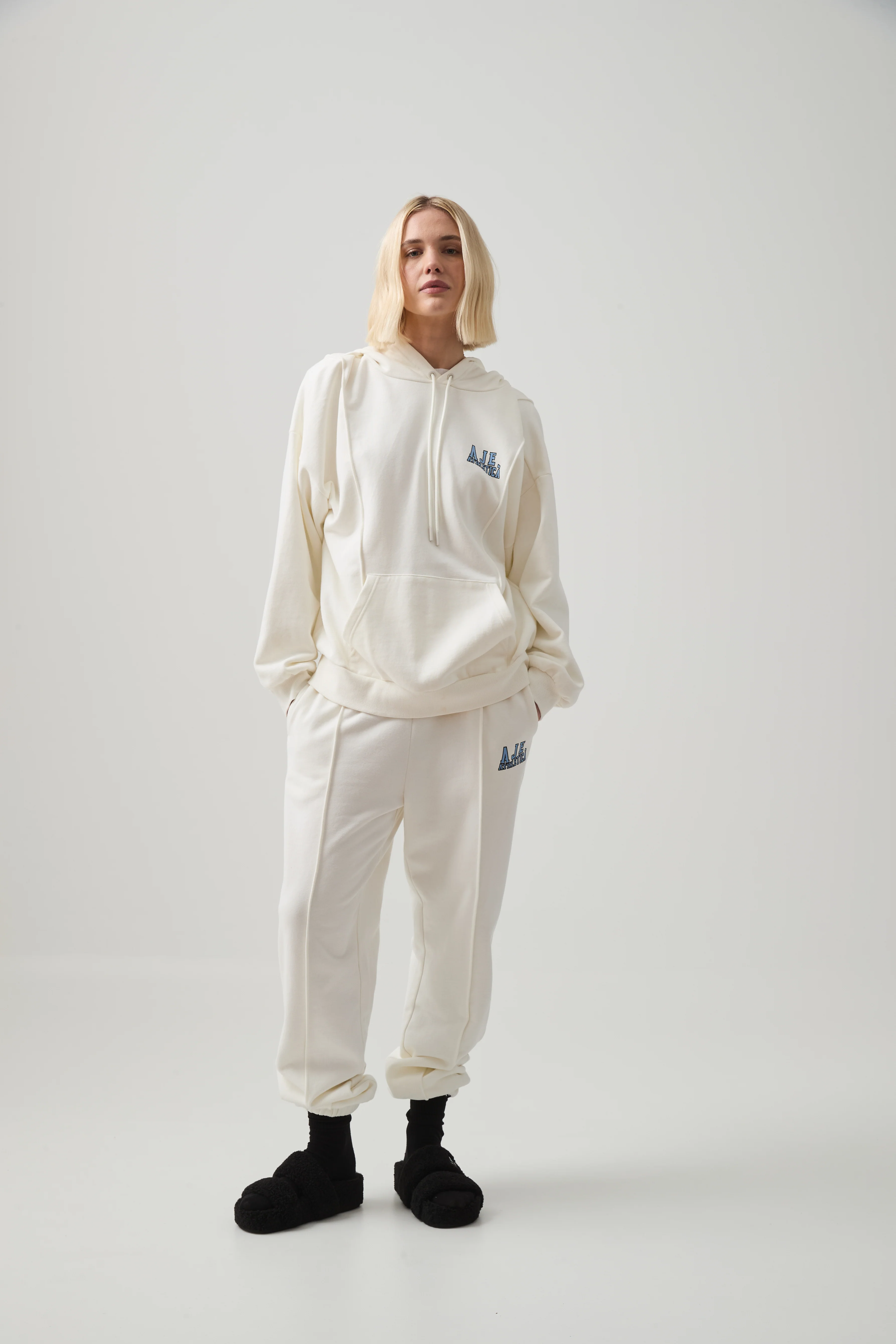 Pin Tuck Oversized Hoodie 411