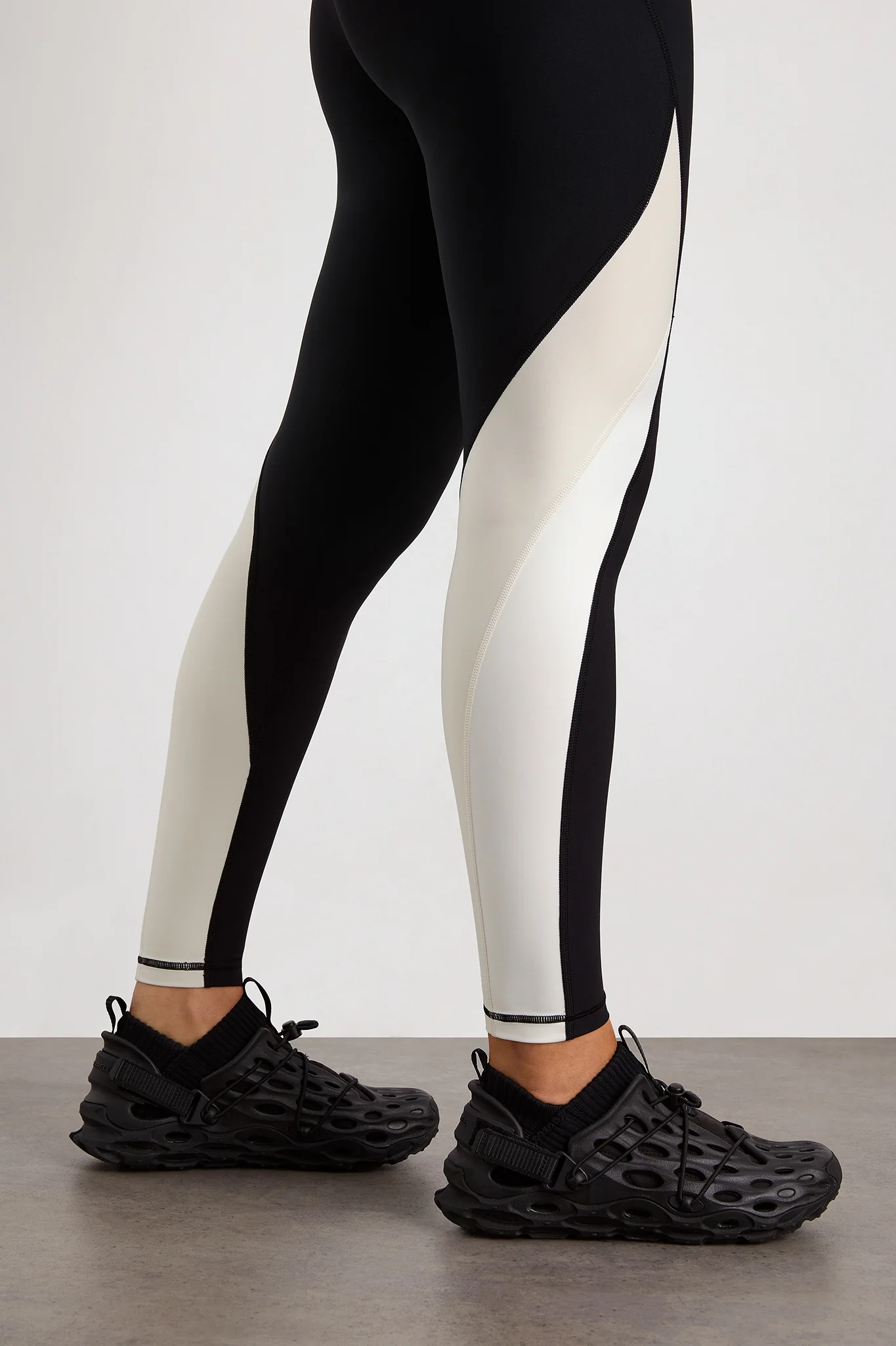 Contrast Panel Full Length Legging 232