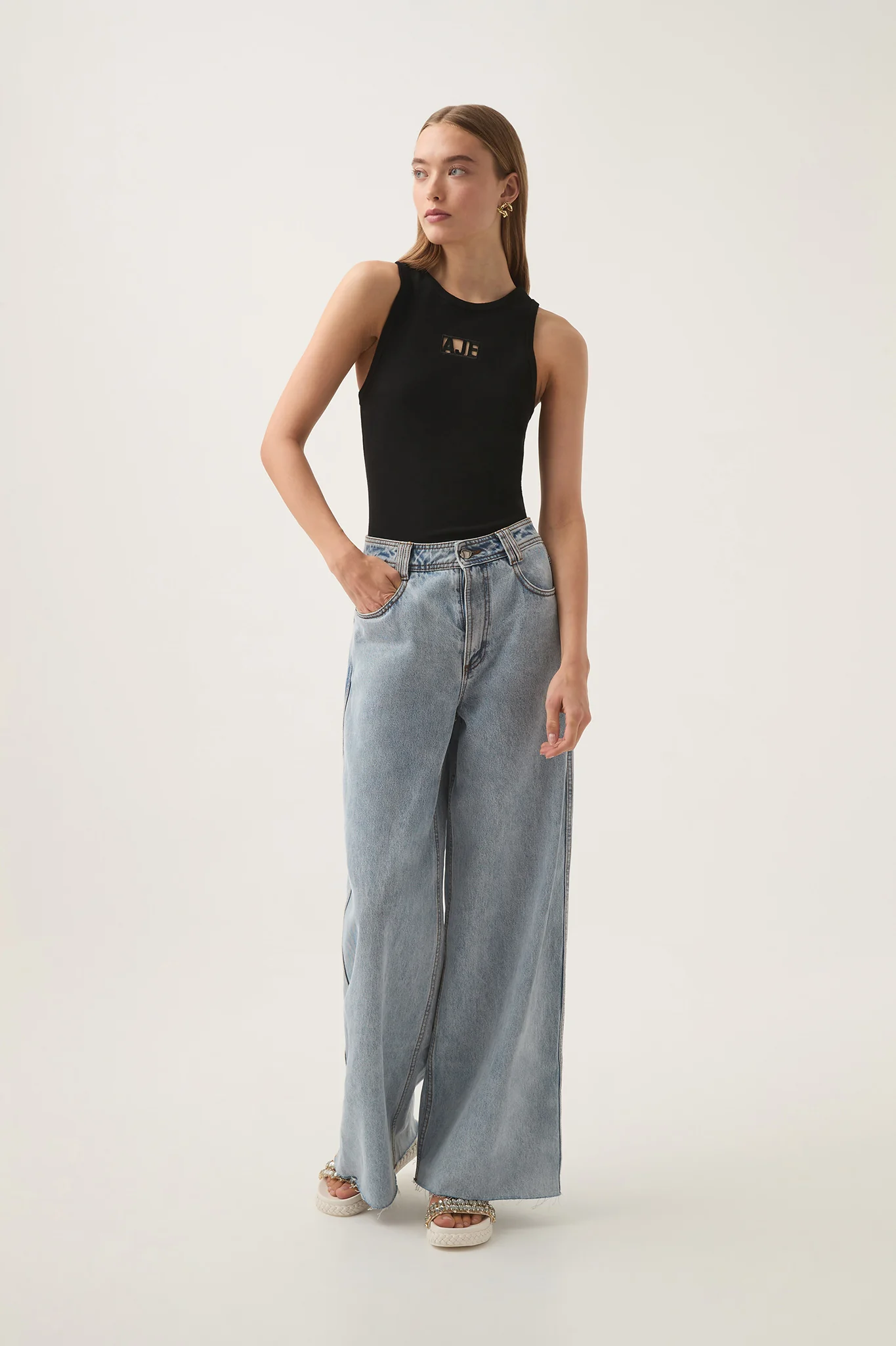 Nerina Logo Cut Out Tank