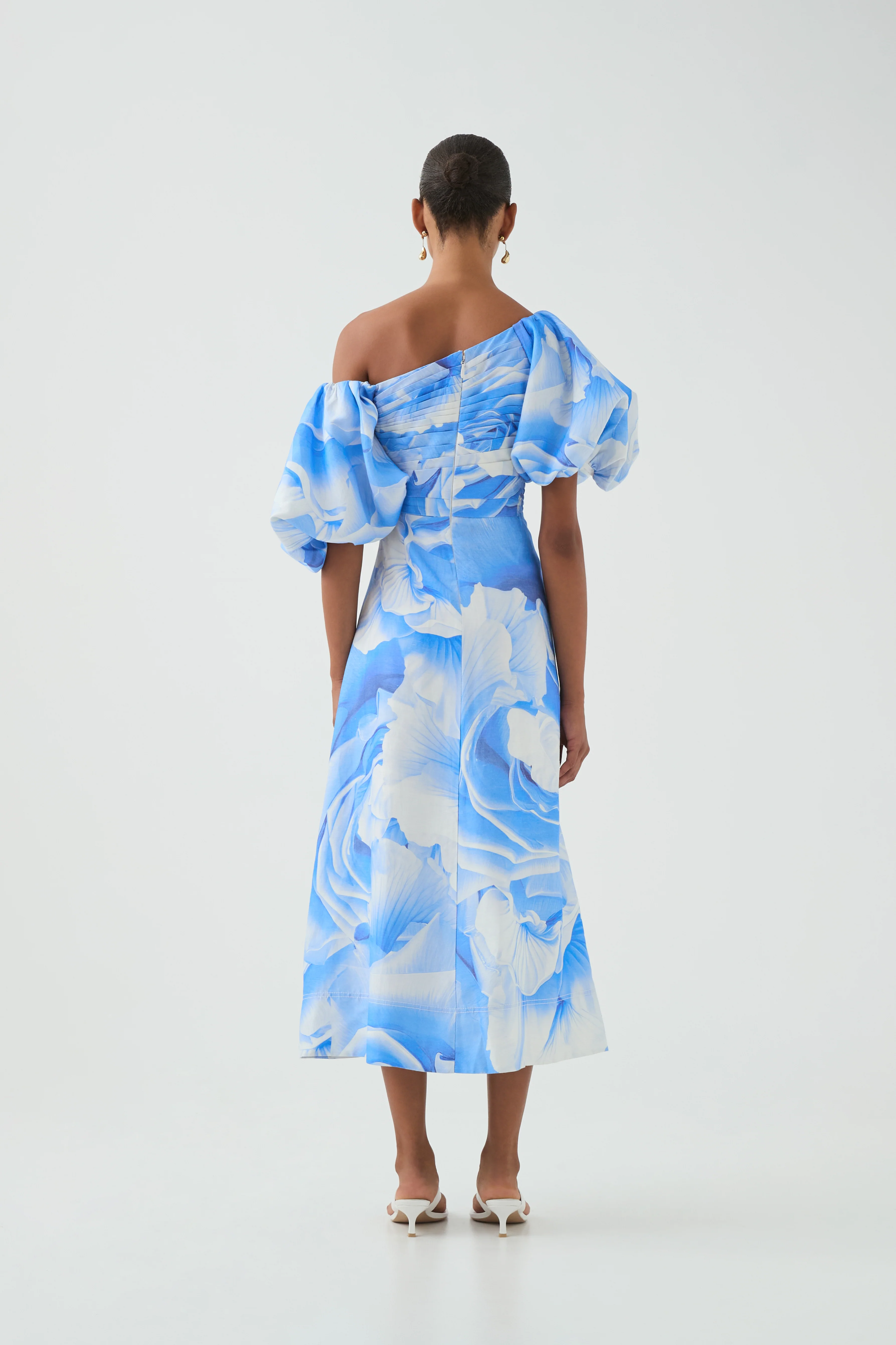 Cadence Ruched Midi Dress