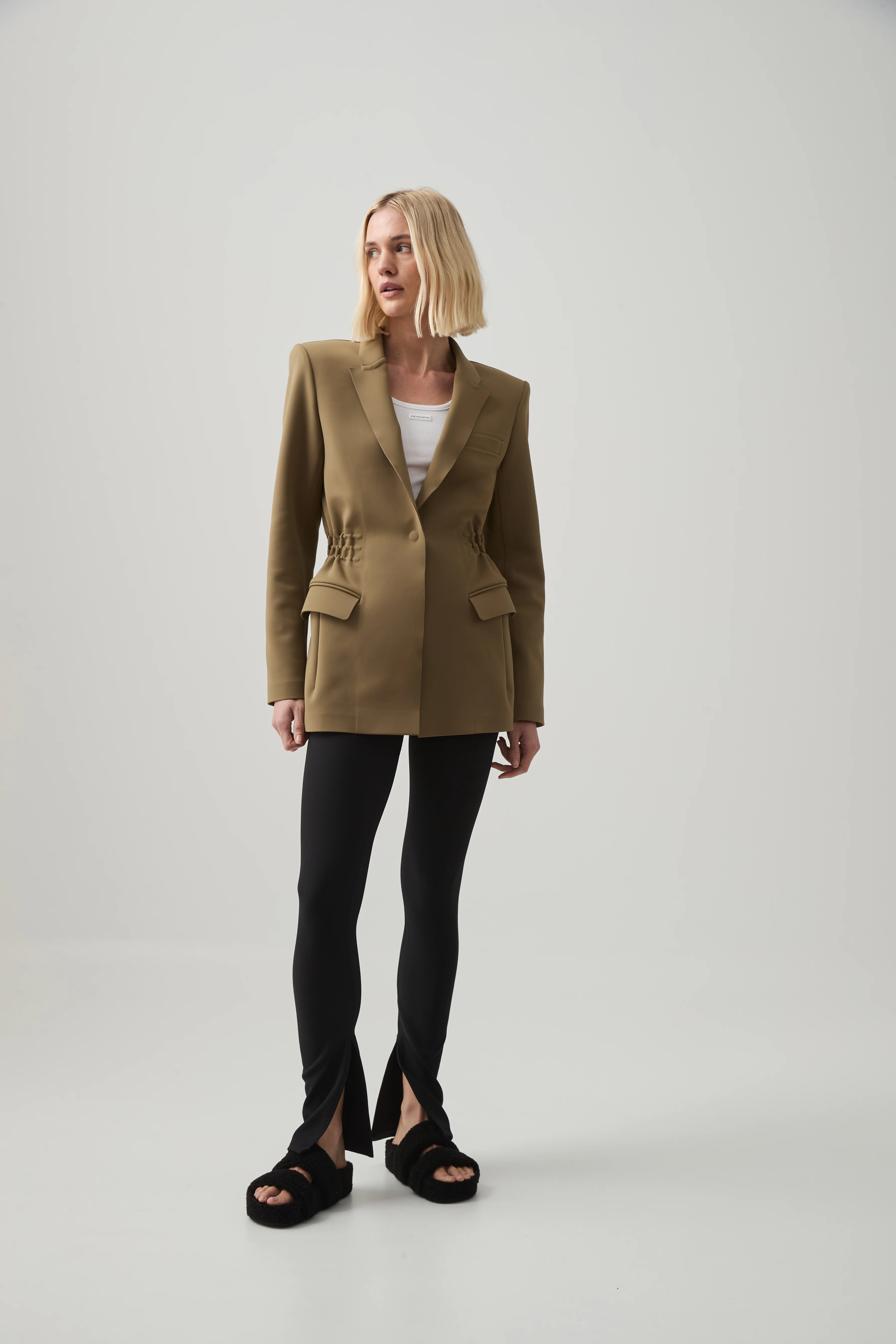 Ruched Blazer 713