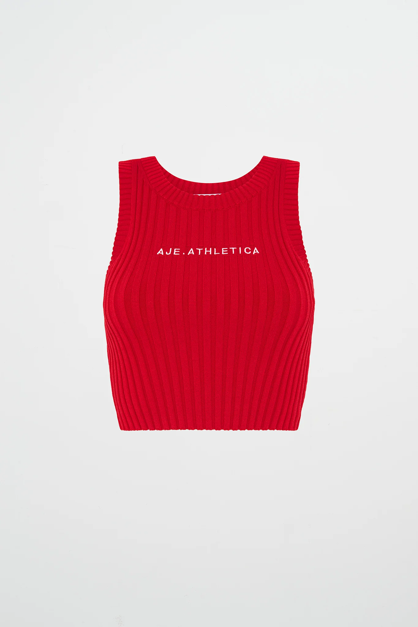 Cropped Knitted Logo Tank 135