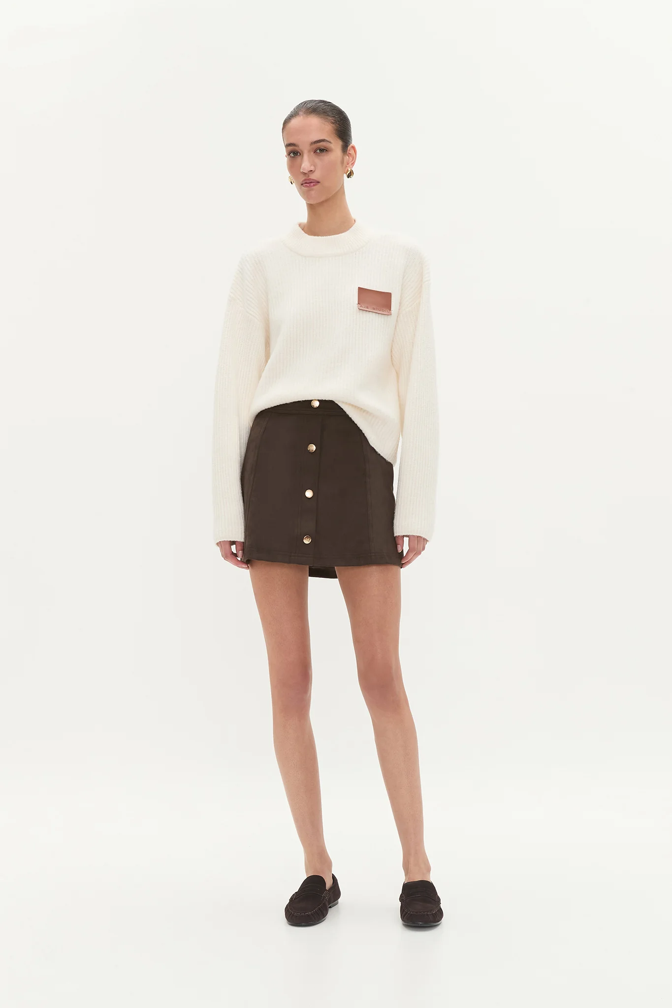 Calyx Vegan Suede Skirt