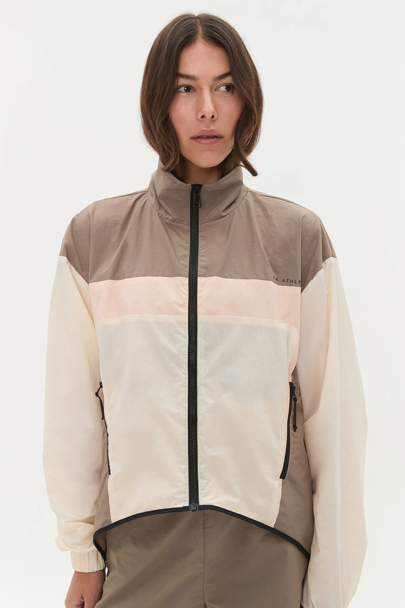 Colourblock Spray Jacket 784