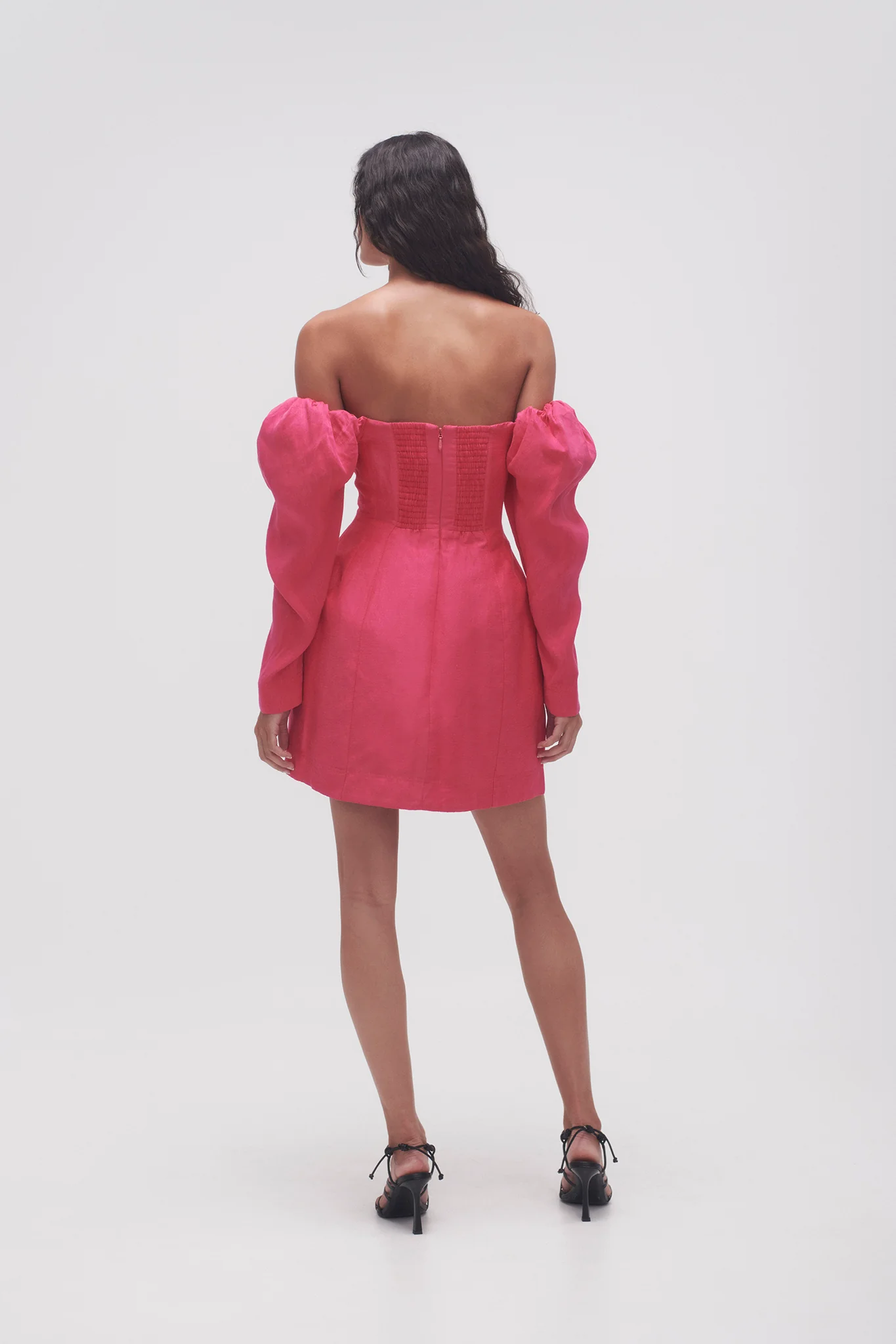 Baret Sleeved Mini Dress