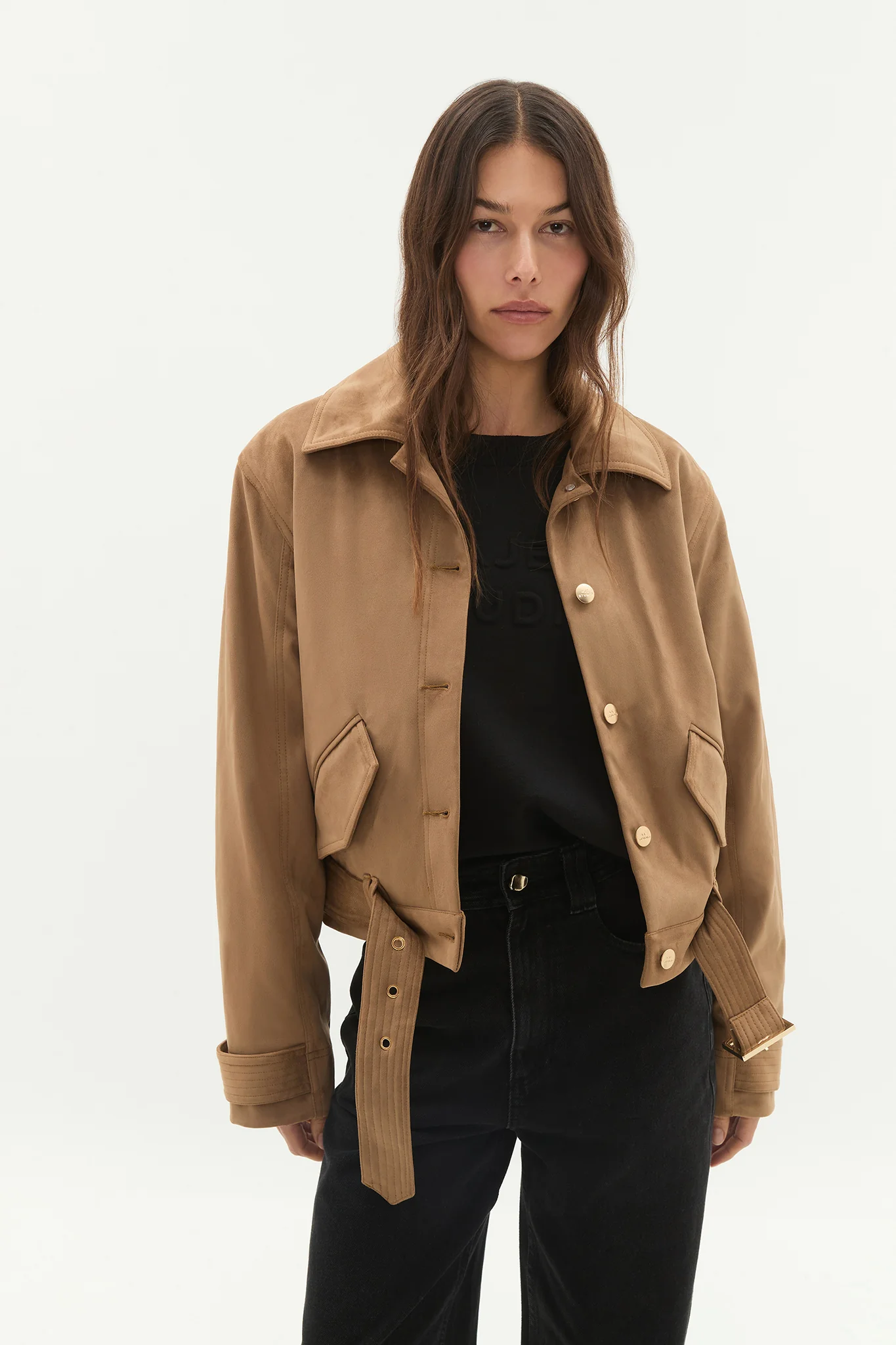 Calyx Vegan Suede Jacket