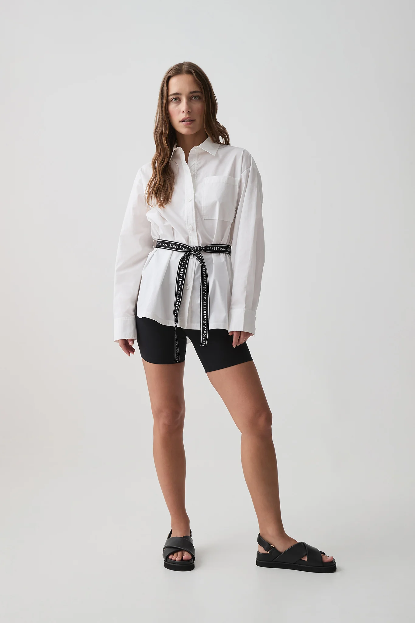 Belted Logo Shirt 427