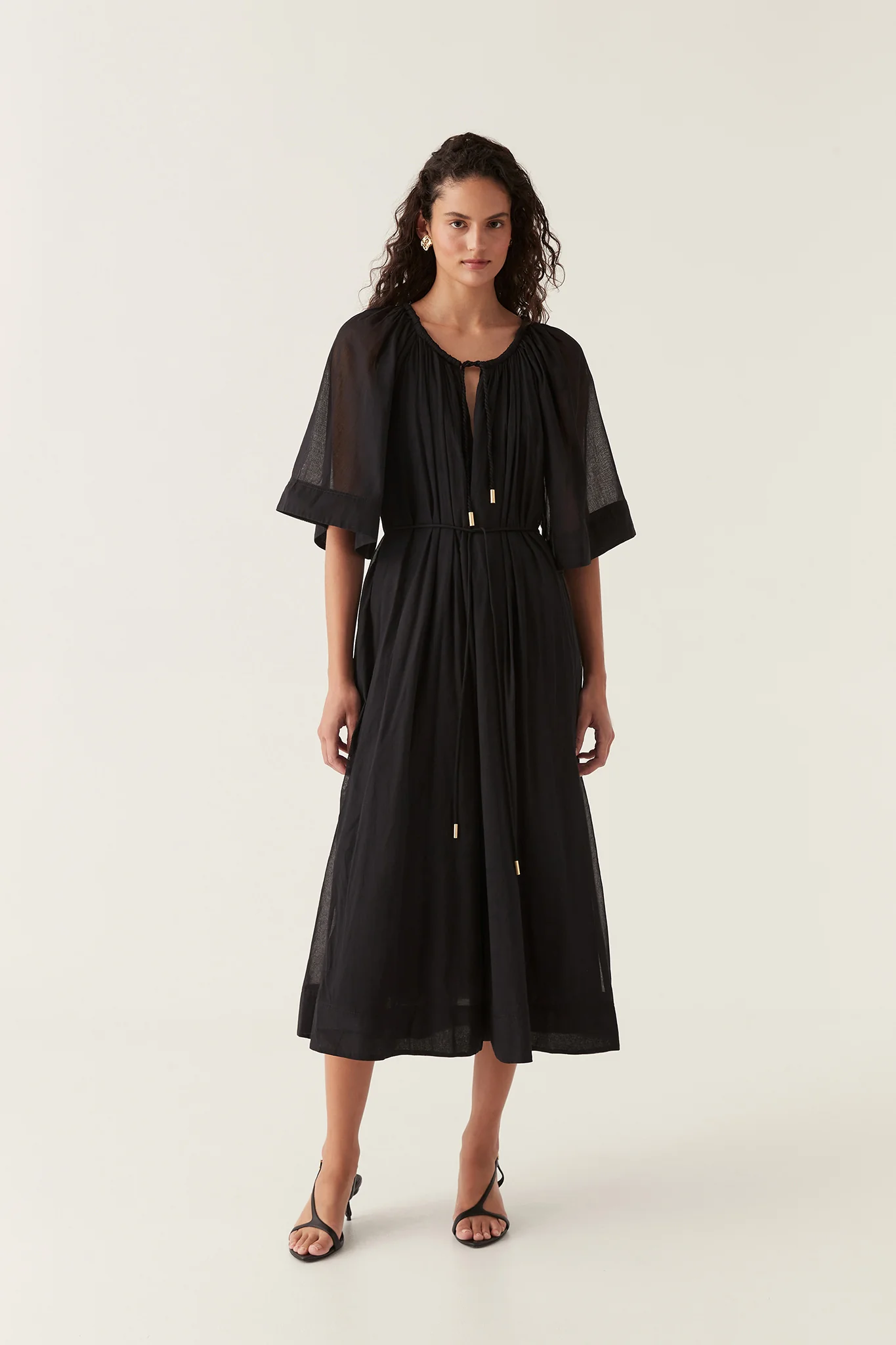 Damia Smock Midi Dress