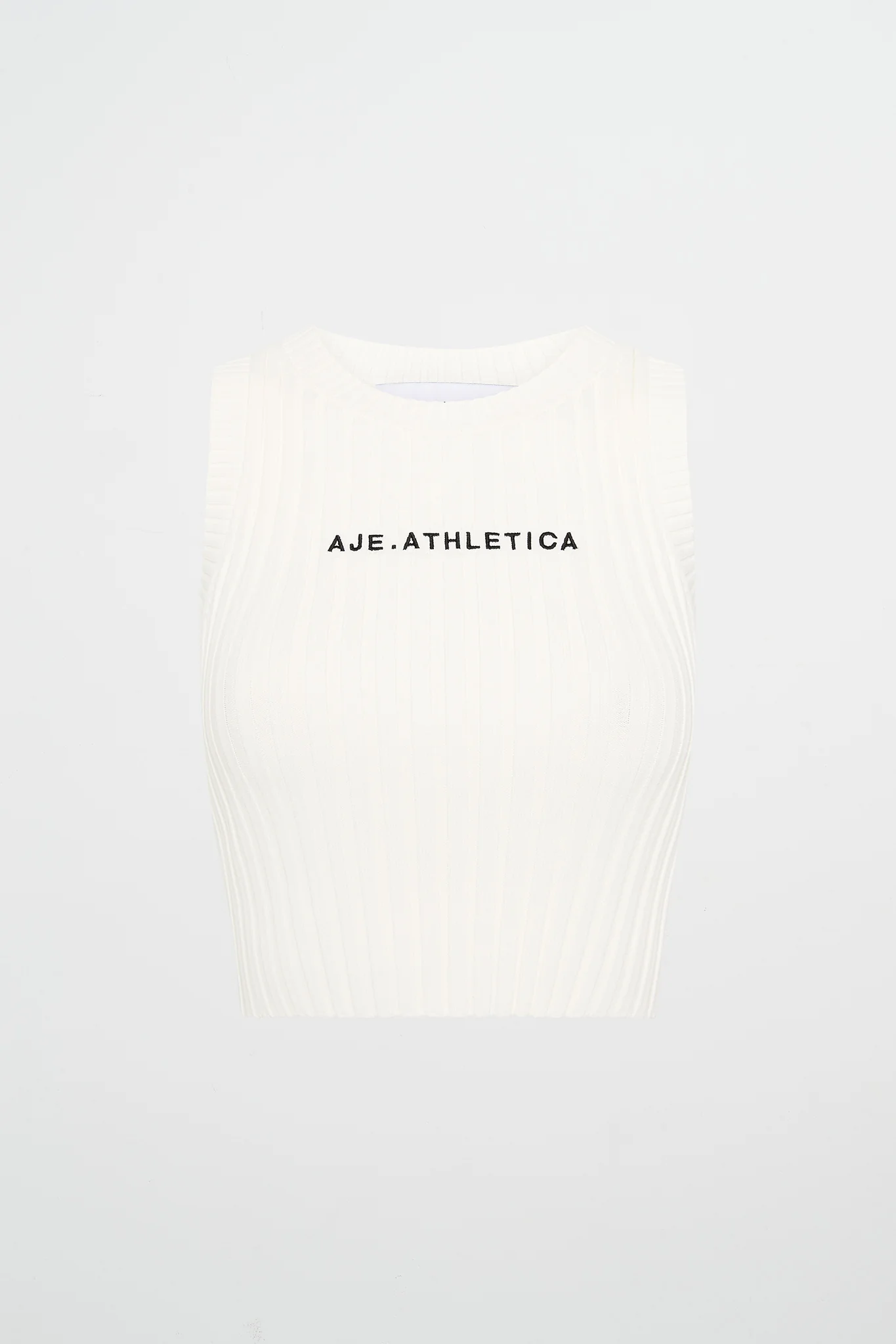 Cropped Knitted Logo Tank 135