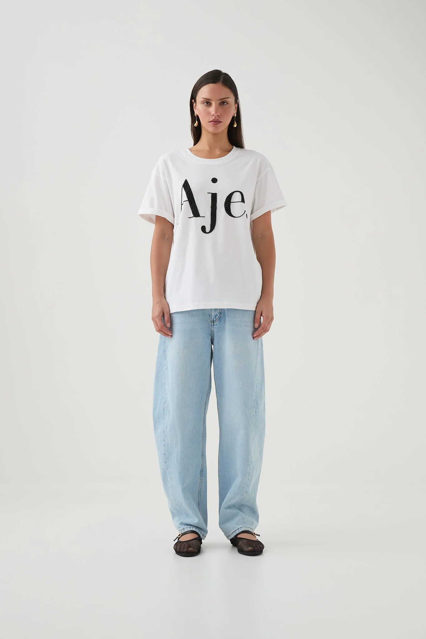 Beyond Embellished Logo Tee