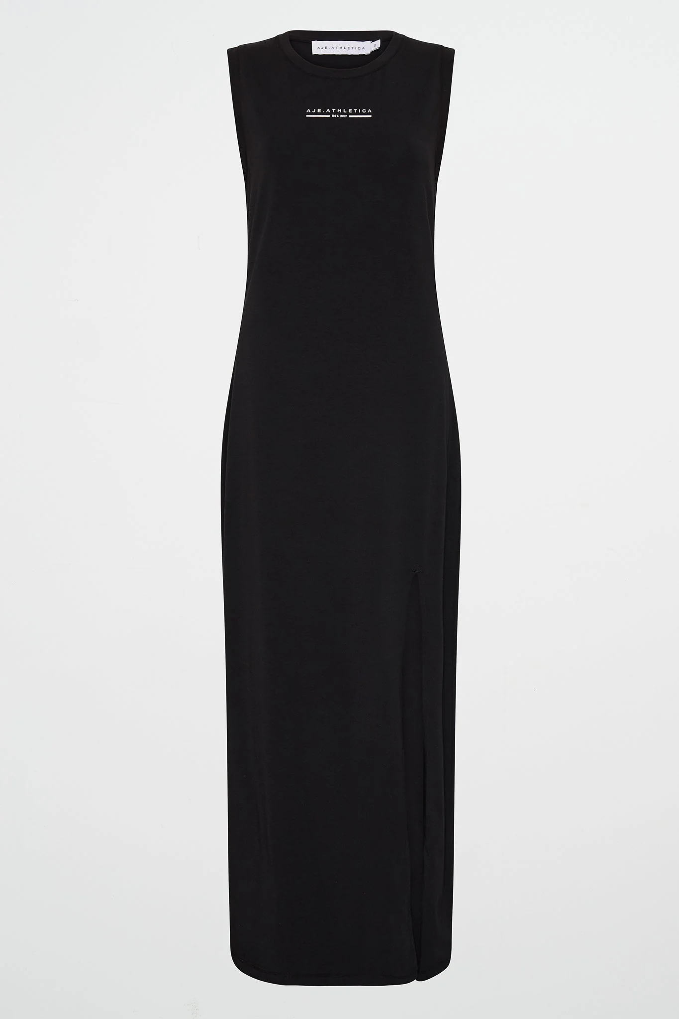 Split Hem Jersey Dress 816
