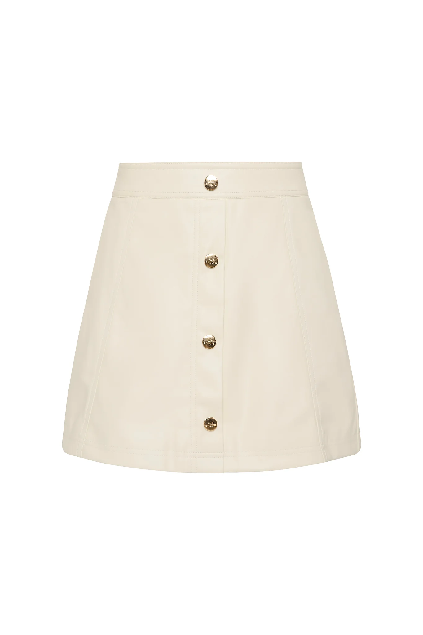 Raven Button Down Mini Skirt