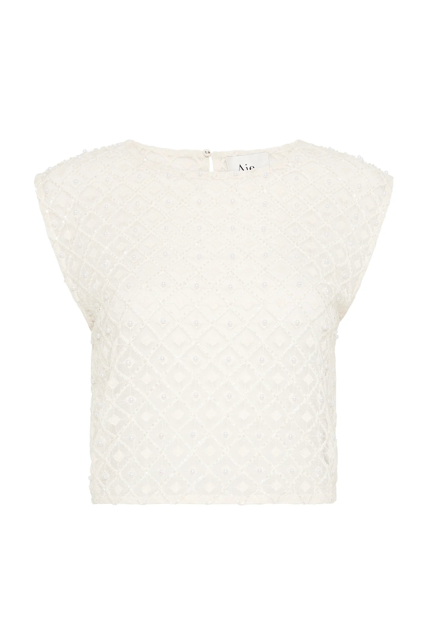 Freya Diamond Pearl Shell Top