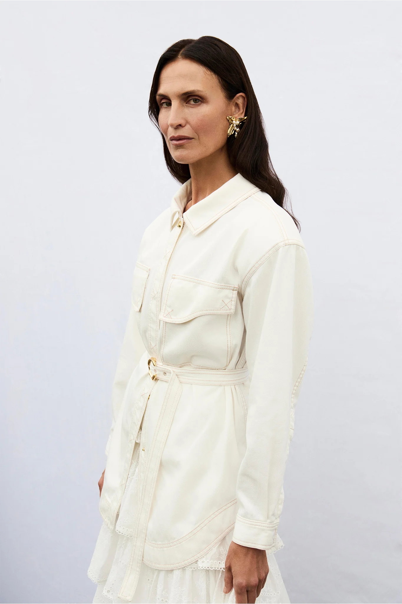 Jett Longline Denim Shirt