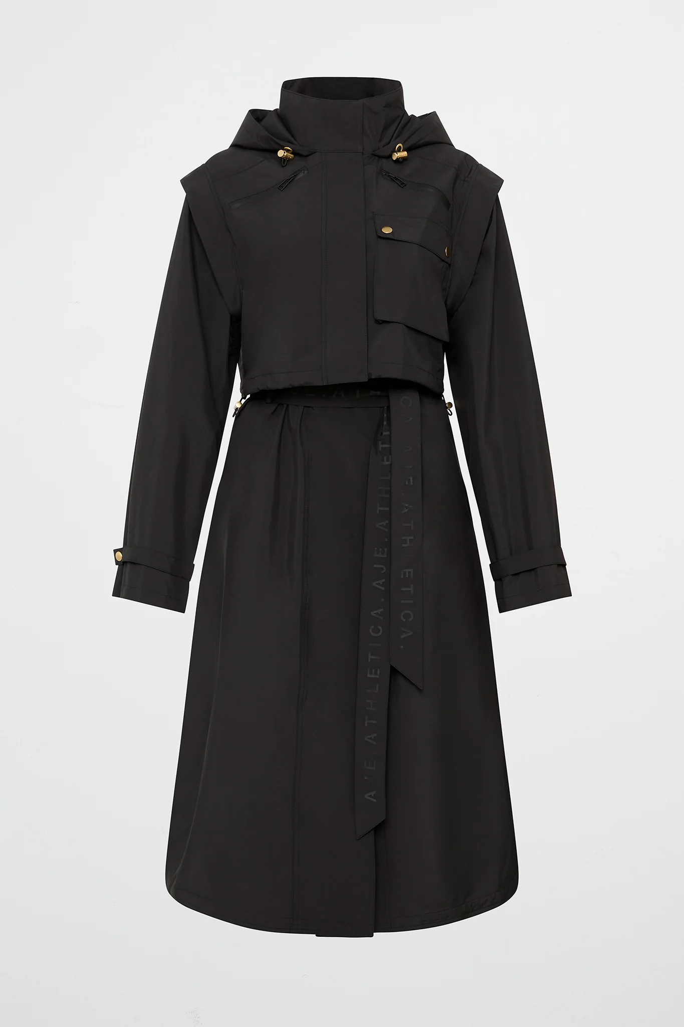 Convertible Belted Trench 703