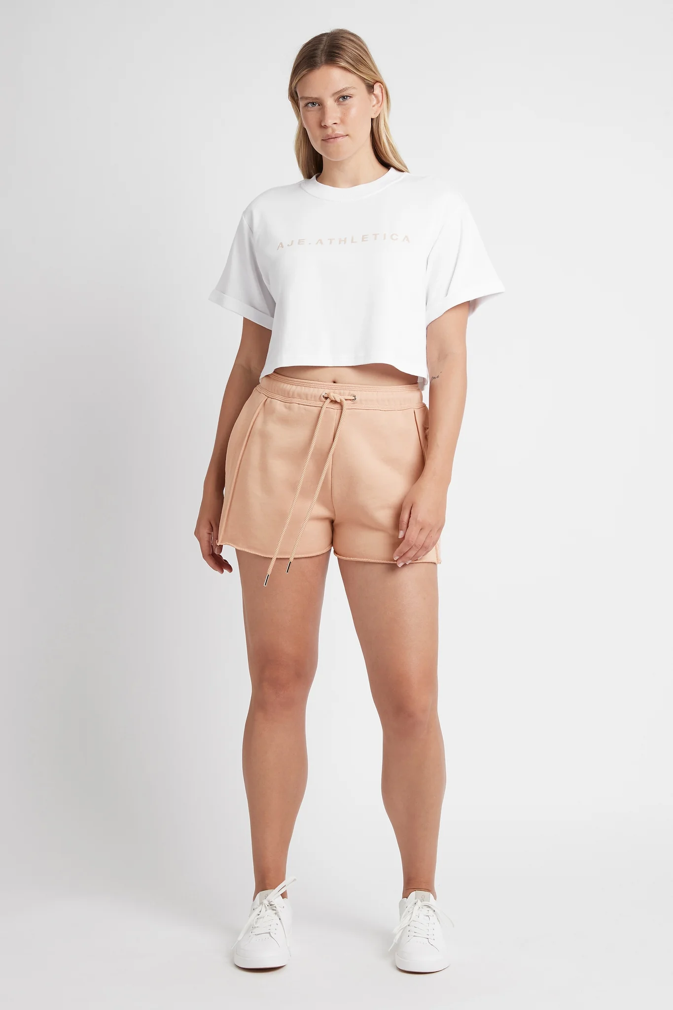 Cropped Signature Logo T-Shirt 104