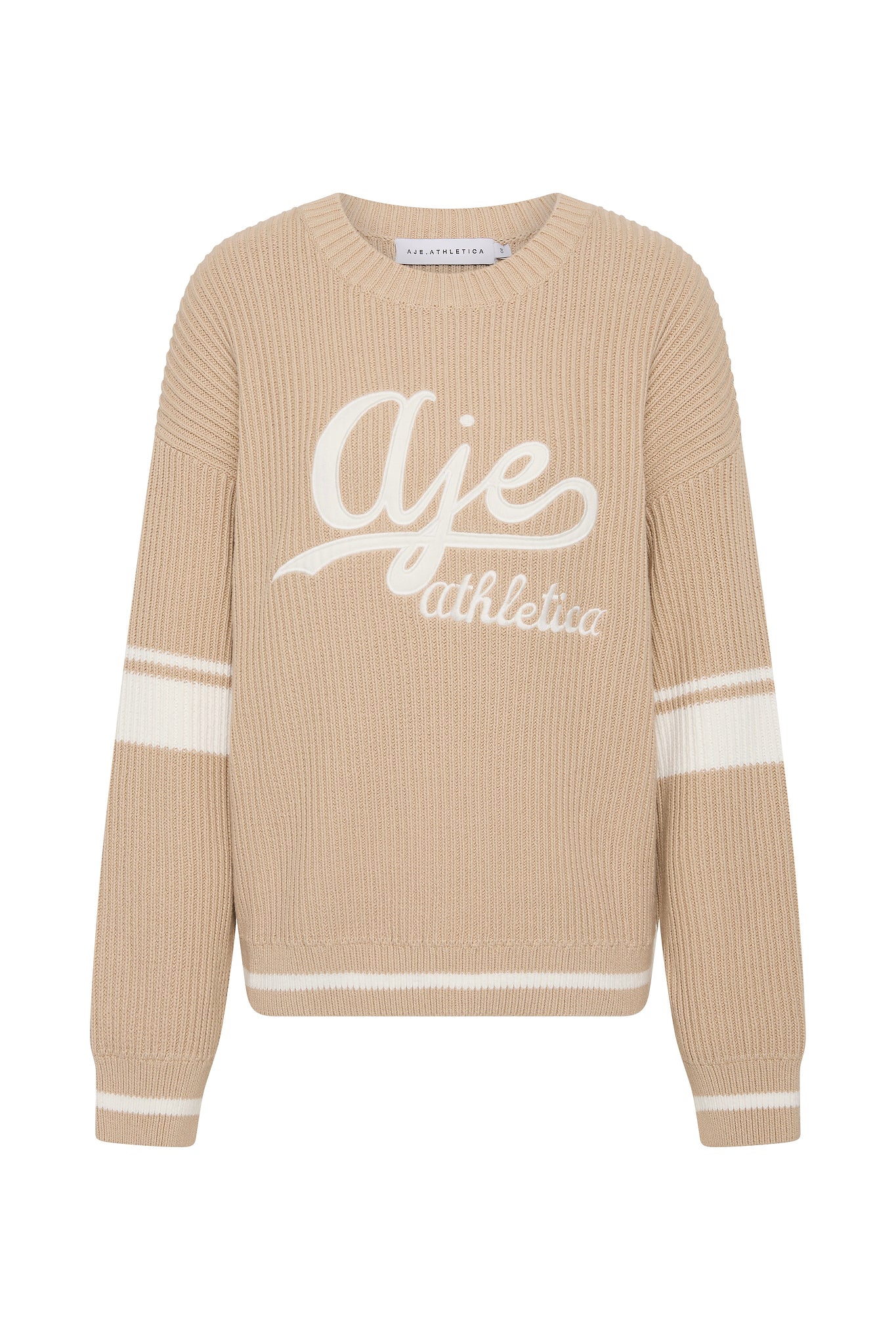Varsity Logo Rib Knit 401