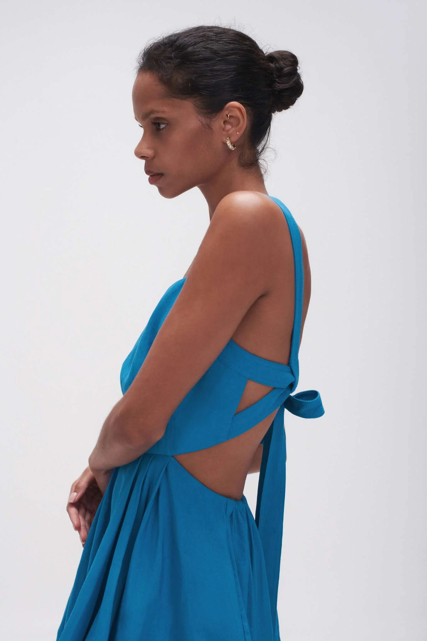 Clara Tie Back Mini Dress
