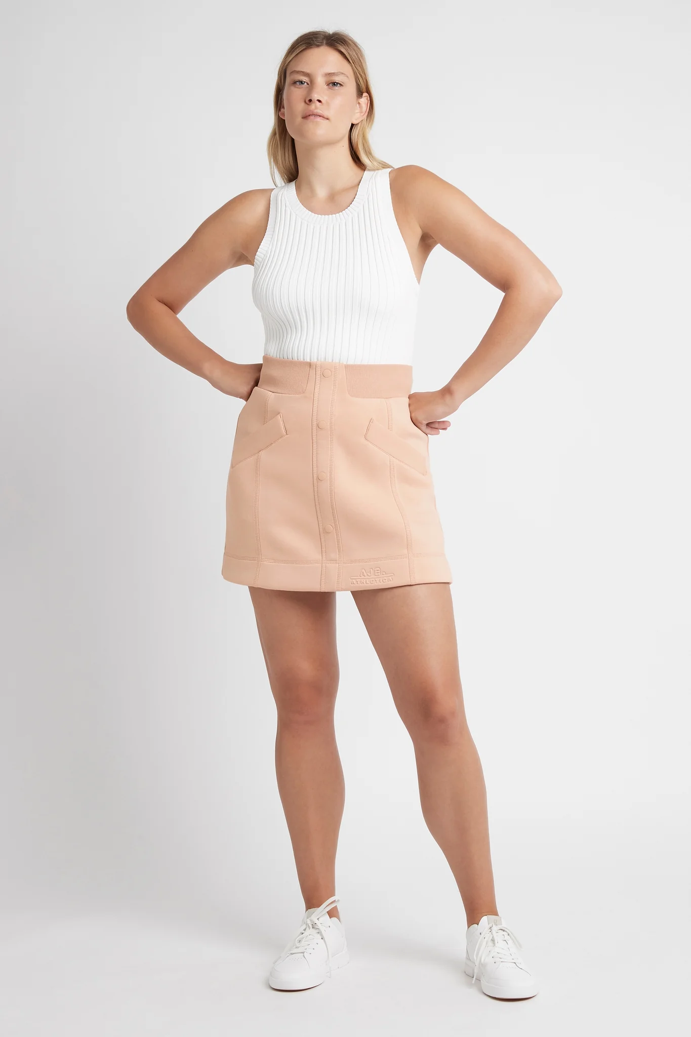 Classic Spacer Knit Mini Skirt 609