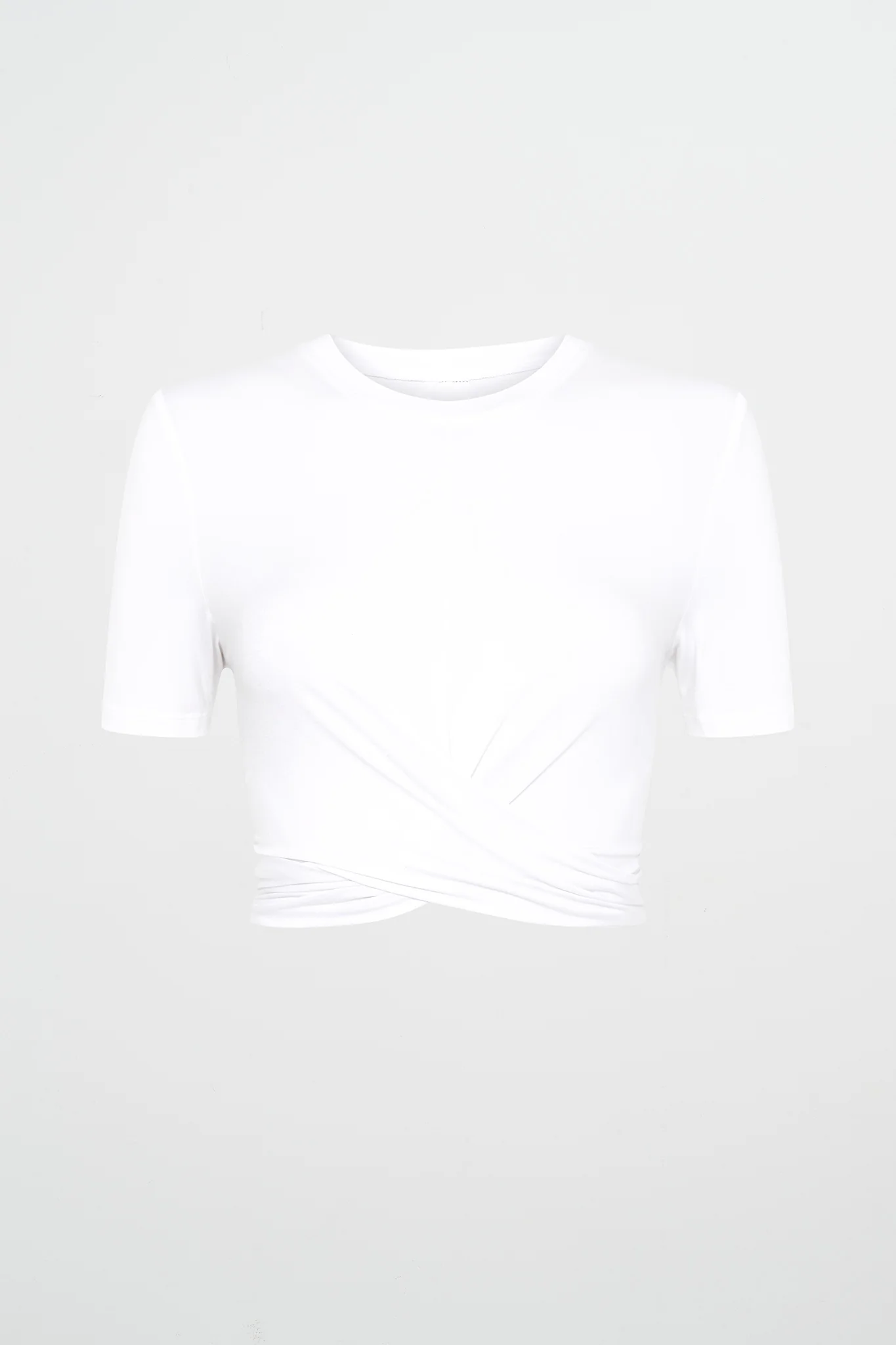 Crop Twist Front Tee 130