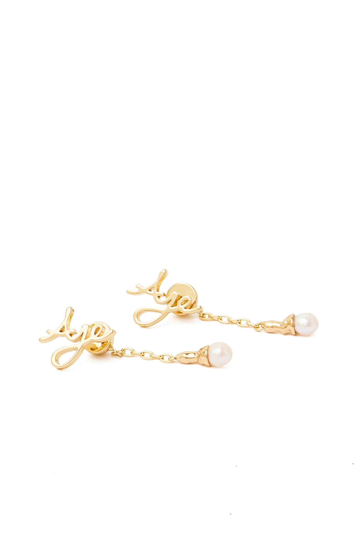 Larissa Drop Logo Stud