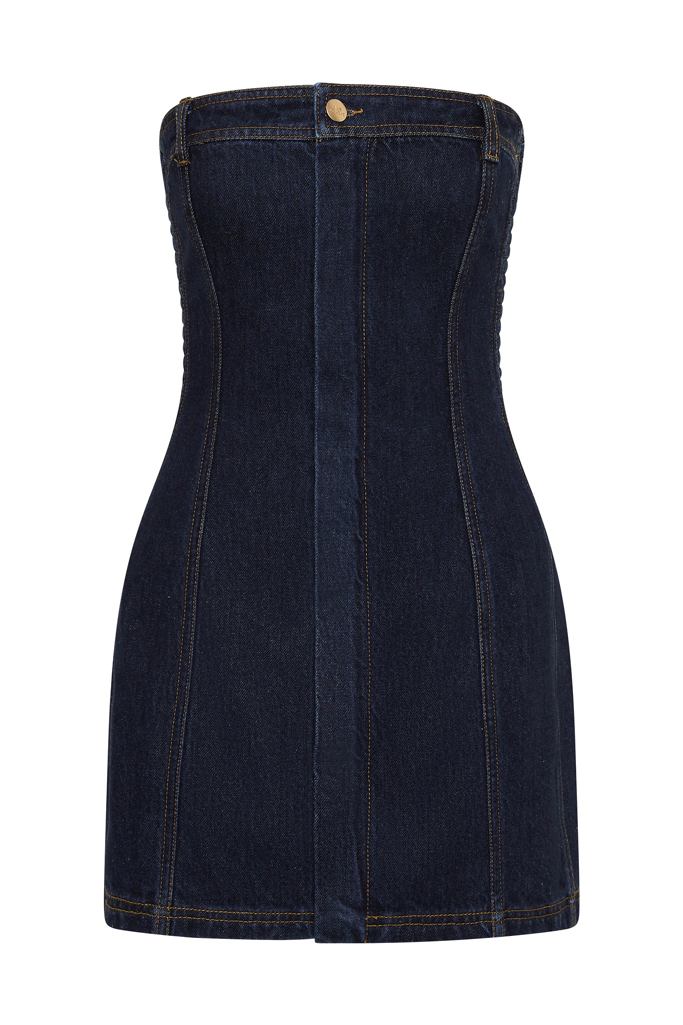 Junee Strapless Denim Dress
