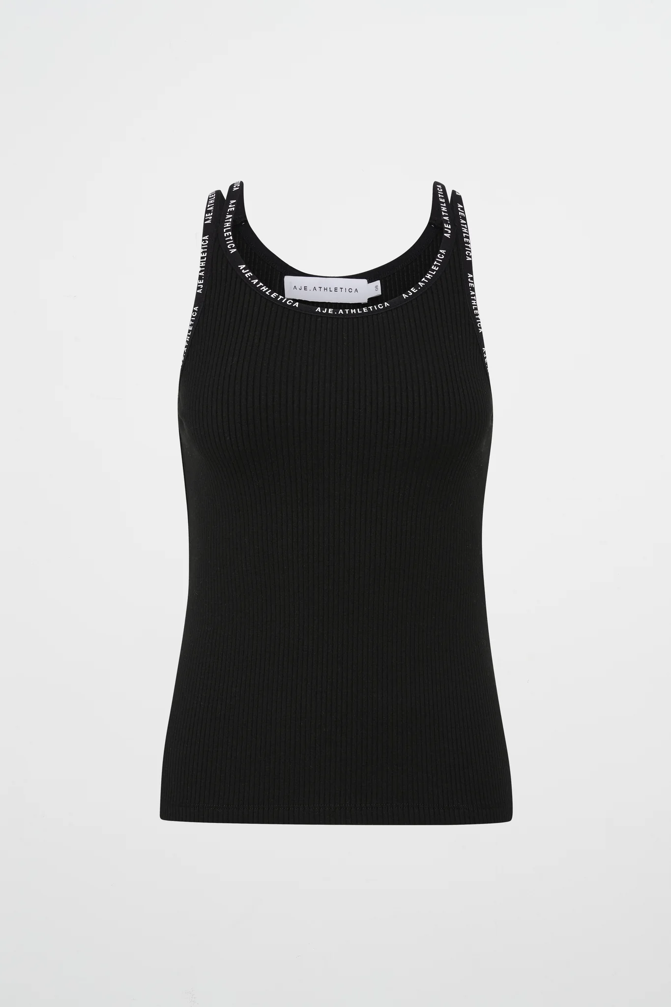 Logo Strap Ribbed Tank 142