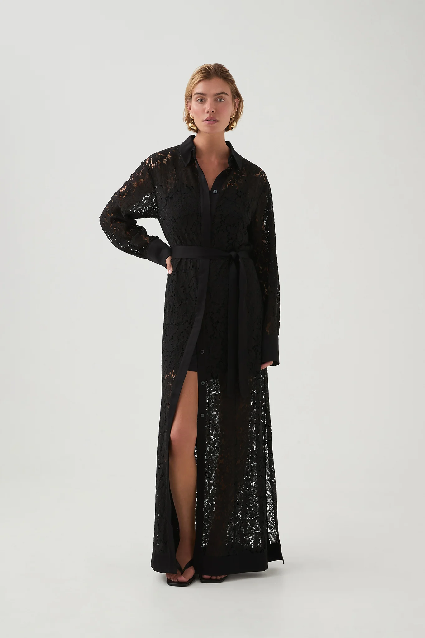 Kosmo Maxi Shirt Dress