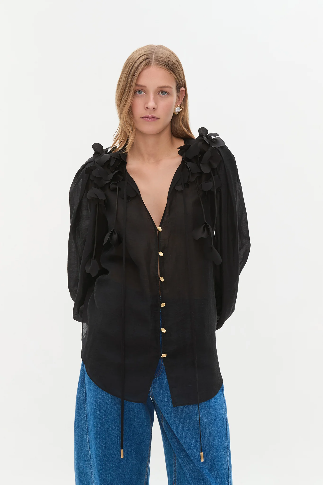 Camille Flower Blouse