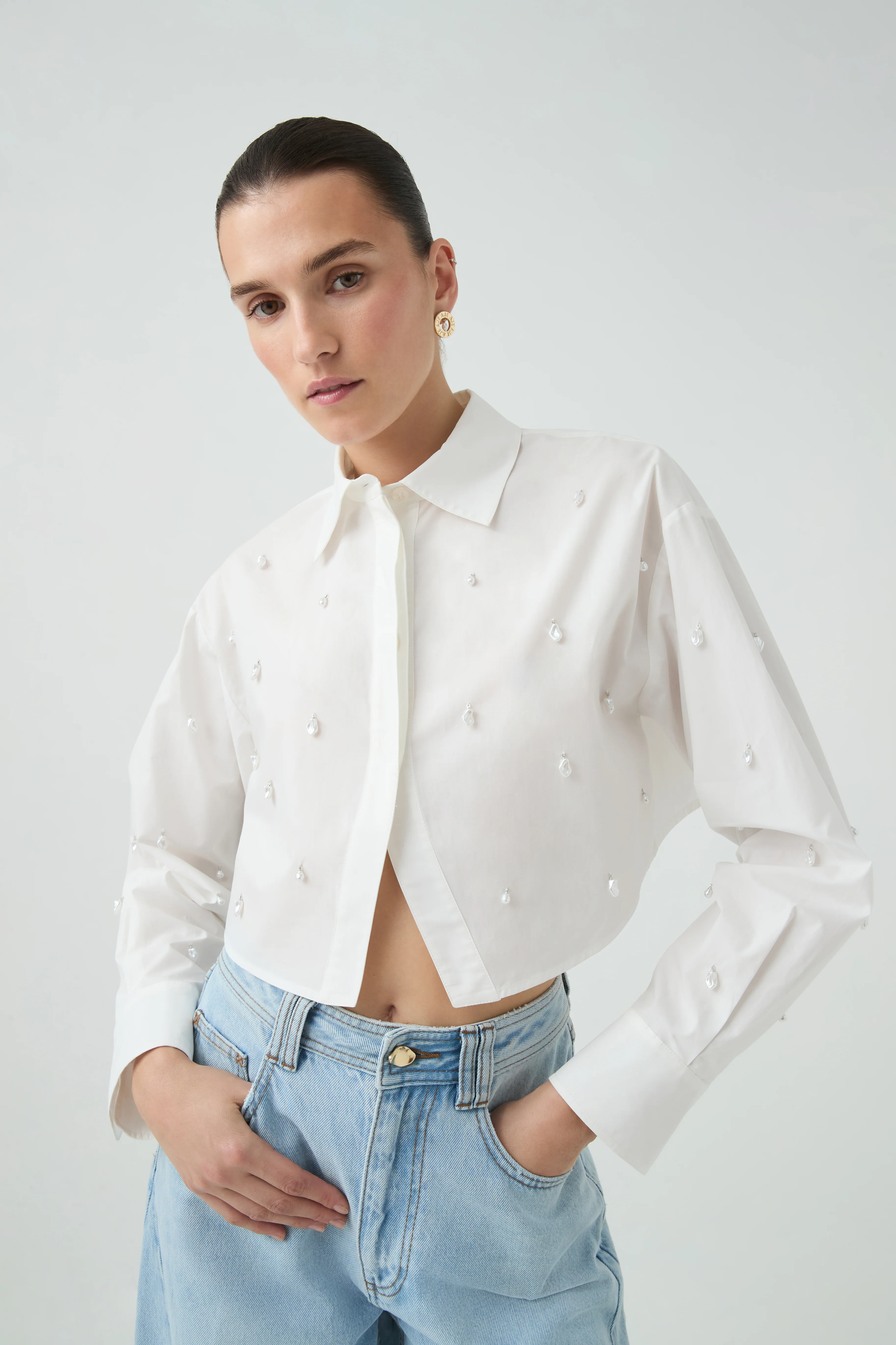 Havana Embellished Shirt
