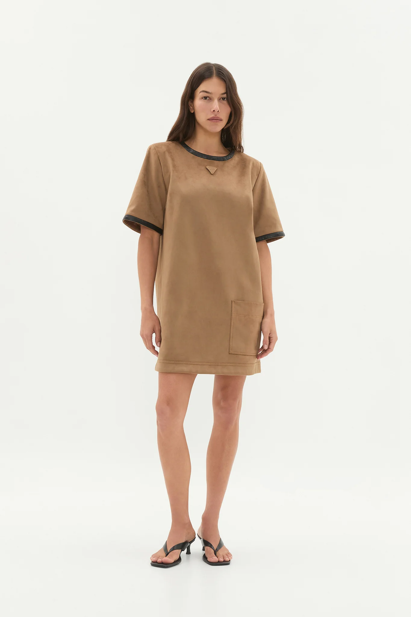Calyx Vegan Suede Dress
