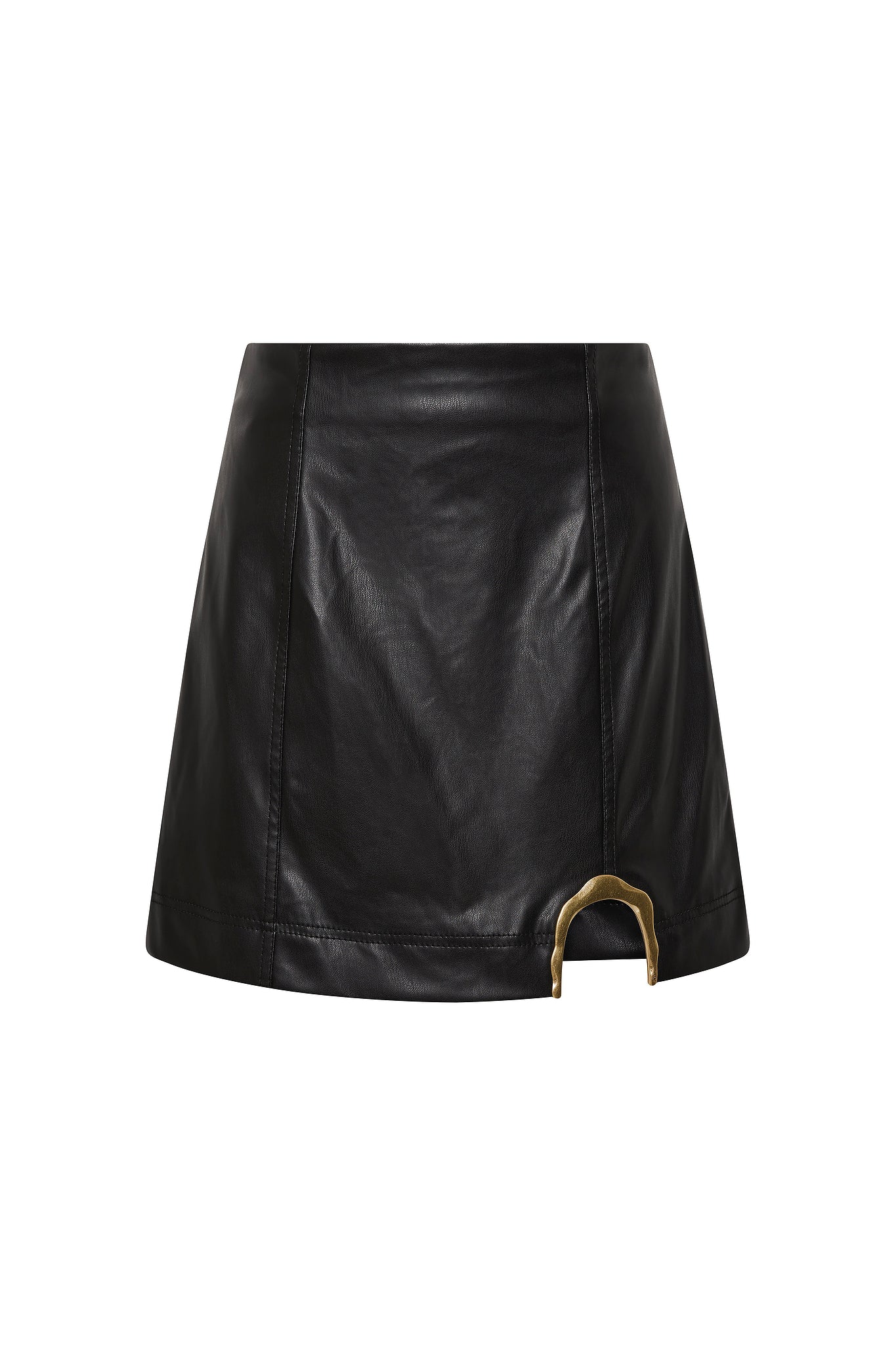 Illusion Hardware Mini Skirt