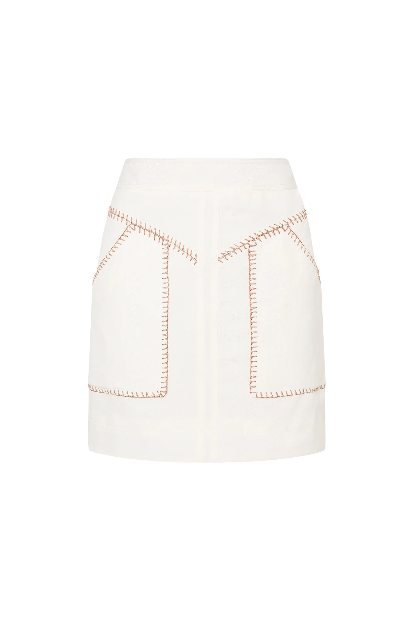 Sahira Barbstitch Mini Skirt