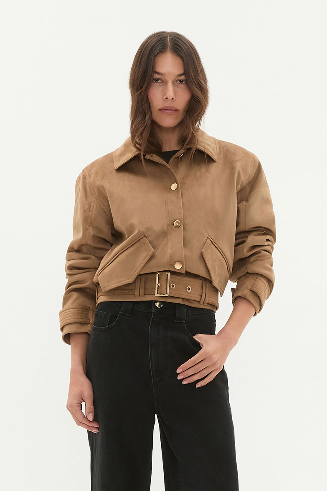 Calyx Vegan Suede Jacket