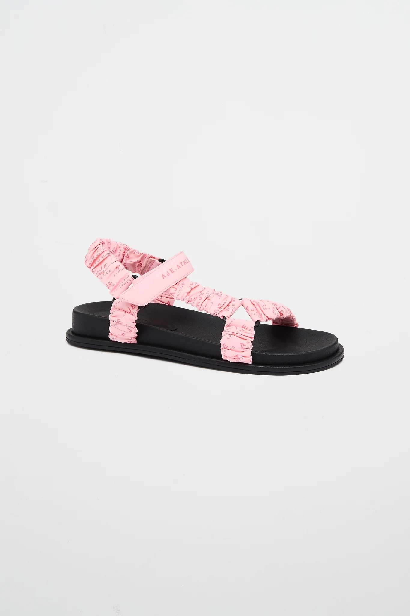Ruched Logo Sandal 920